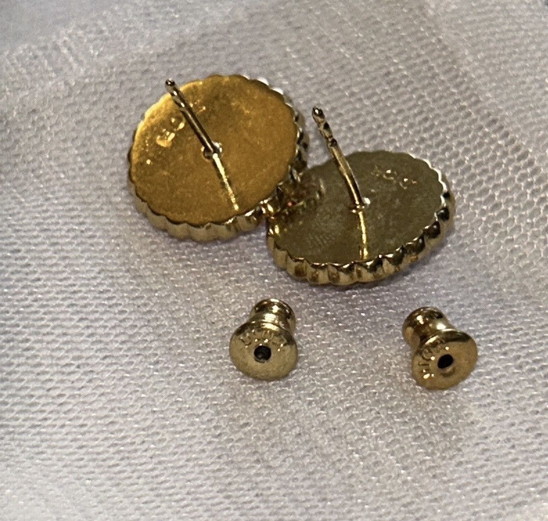 Dior Christian Dior PETIT CD BAROQUE STUD EARRINGS Size ONE SIZE - 7 Thumbnail