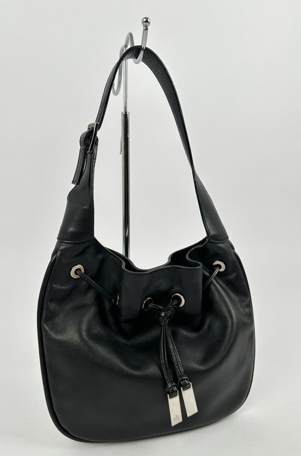 Gucci Gucci - Jackie Hobo - Leather Drawstring Shoulder Bag Size ONE SIZE - 1 Thumbnail