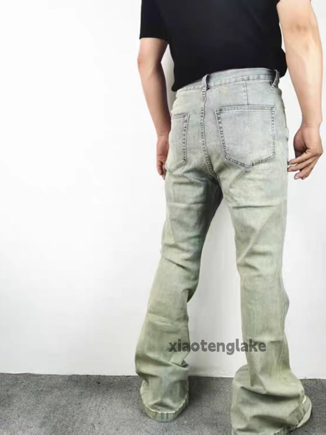 Jean zx utility punk yuppie grunge bootcut flared hiphop jeans Size US 30 / EU 46 - 5 Thumbnail