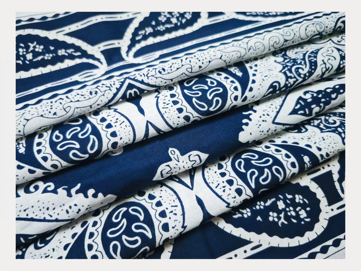 Polo Ralph Lauren INDIGO Printed Bandana COTTON Green Scarf handkerchief Size ONE SIZE - 9 Thumbnail
