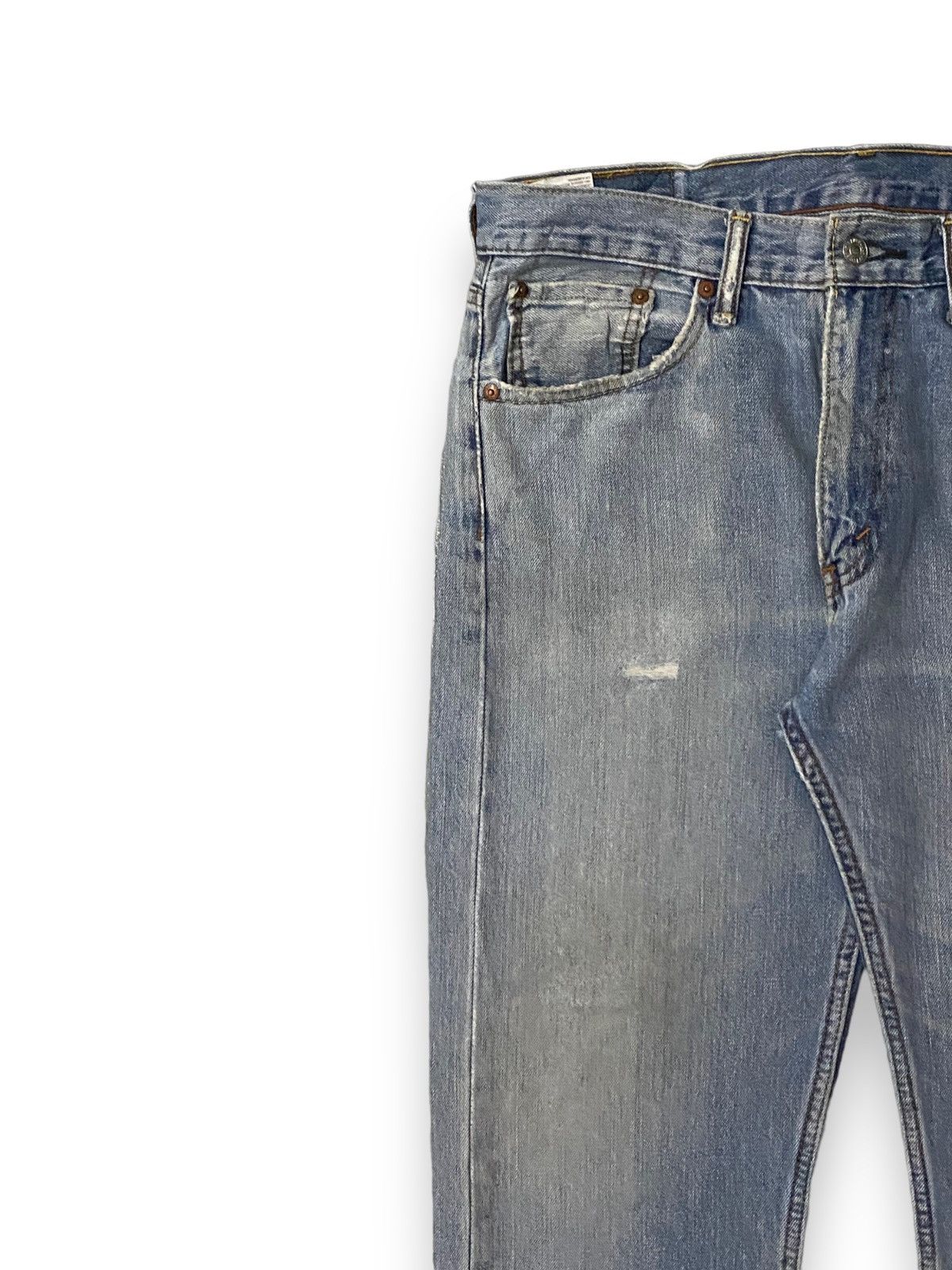 Levi's × Levi's Vintage Clothing Vintage Levis 505 Japan Button 3937 Faded Blue Regular Fit Size US 33 - 6 Thumbnail