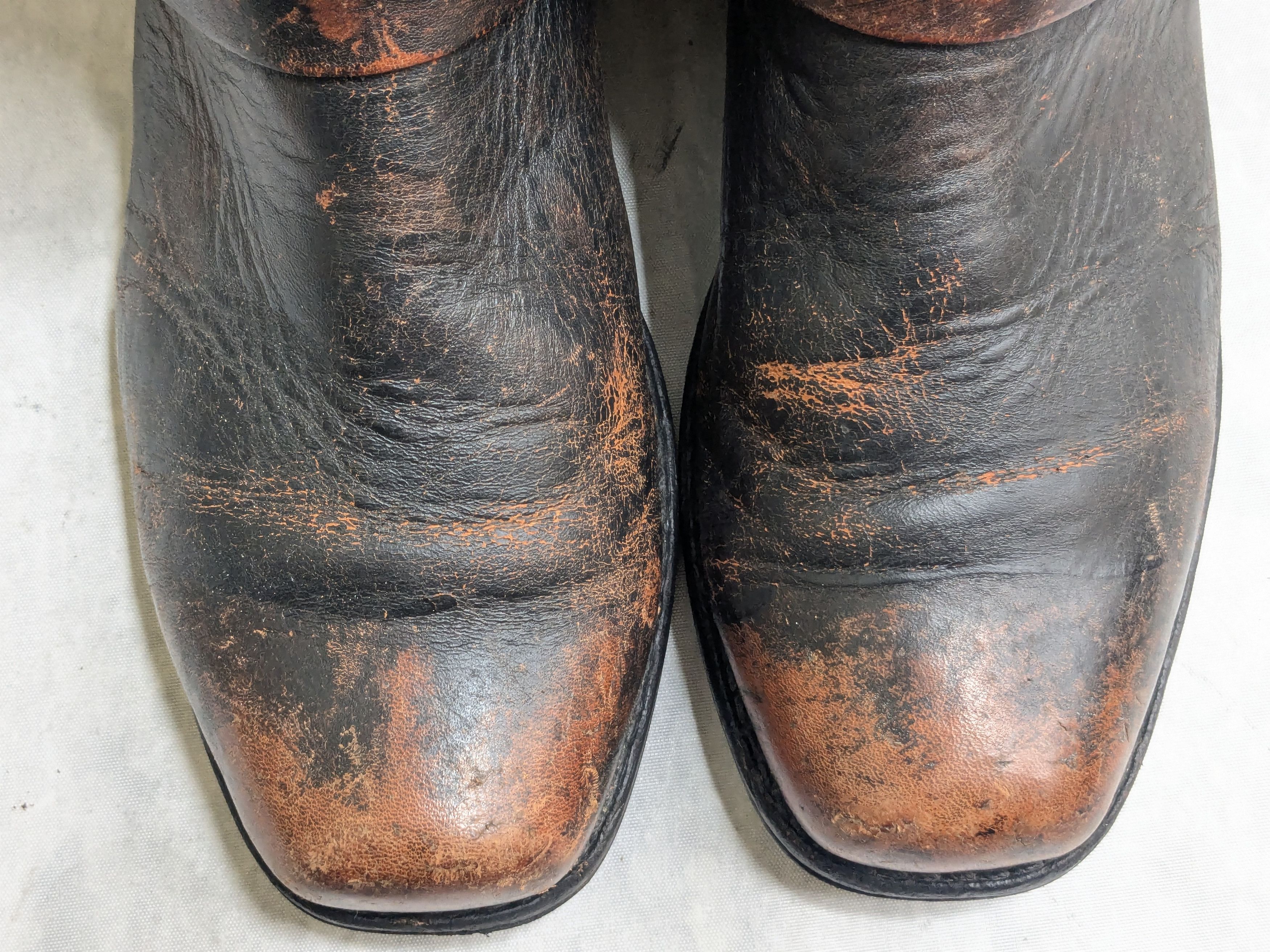Frye Frye Harness Boots Brown Leather 9 Motorcycle Biker Size US 9 / EU 42 - 4 Thumbnail