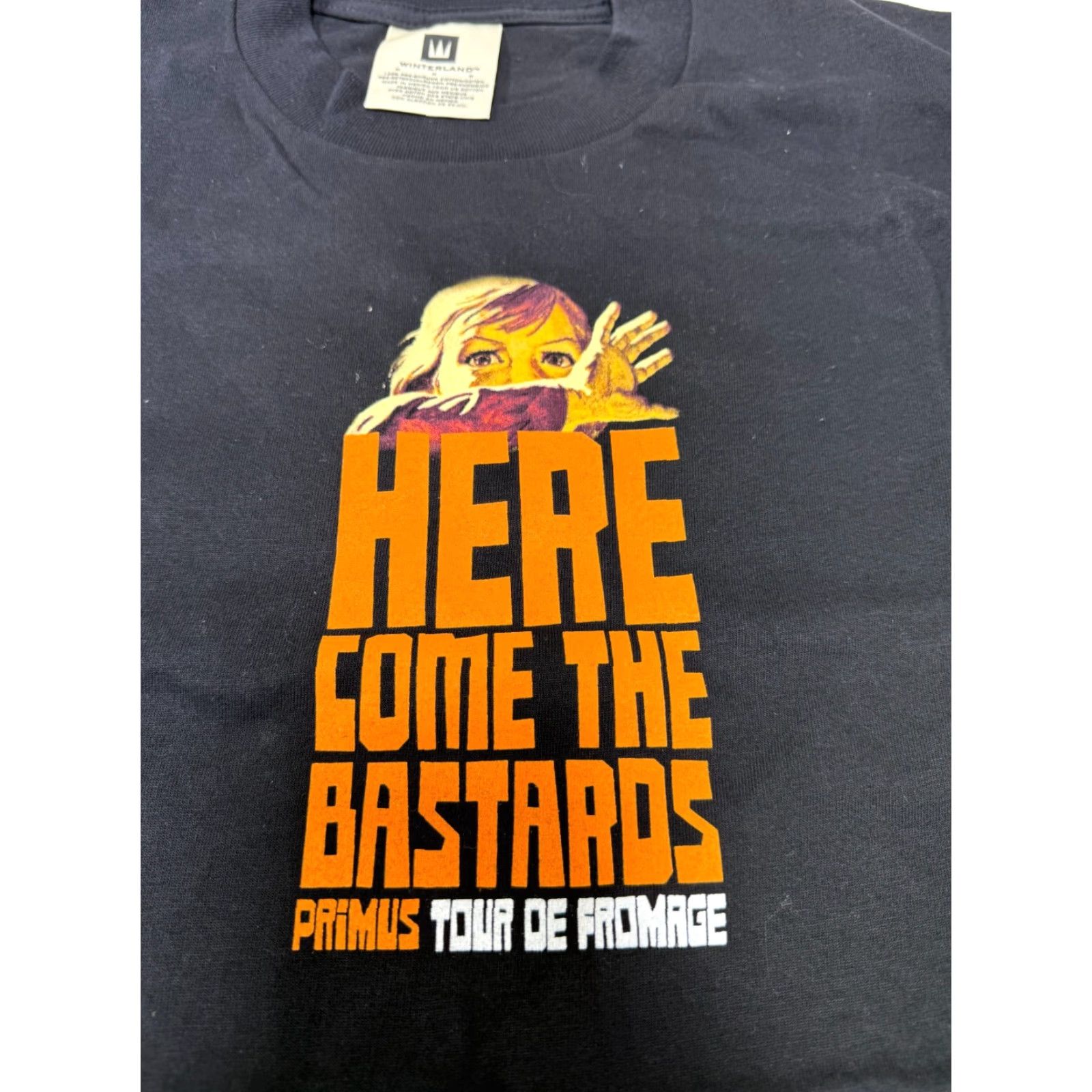 Vintage VINTAGE Primus 2003 Tour De Fromage T-Shirt Size M Black Graphic Print Music Mens Size US M / EU 48-50 / 2 - 3 Thumbnail