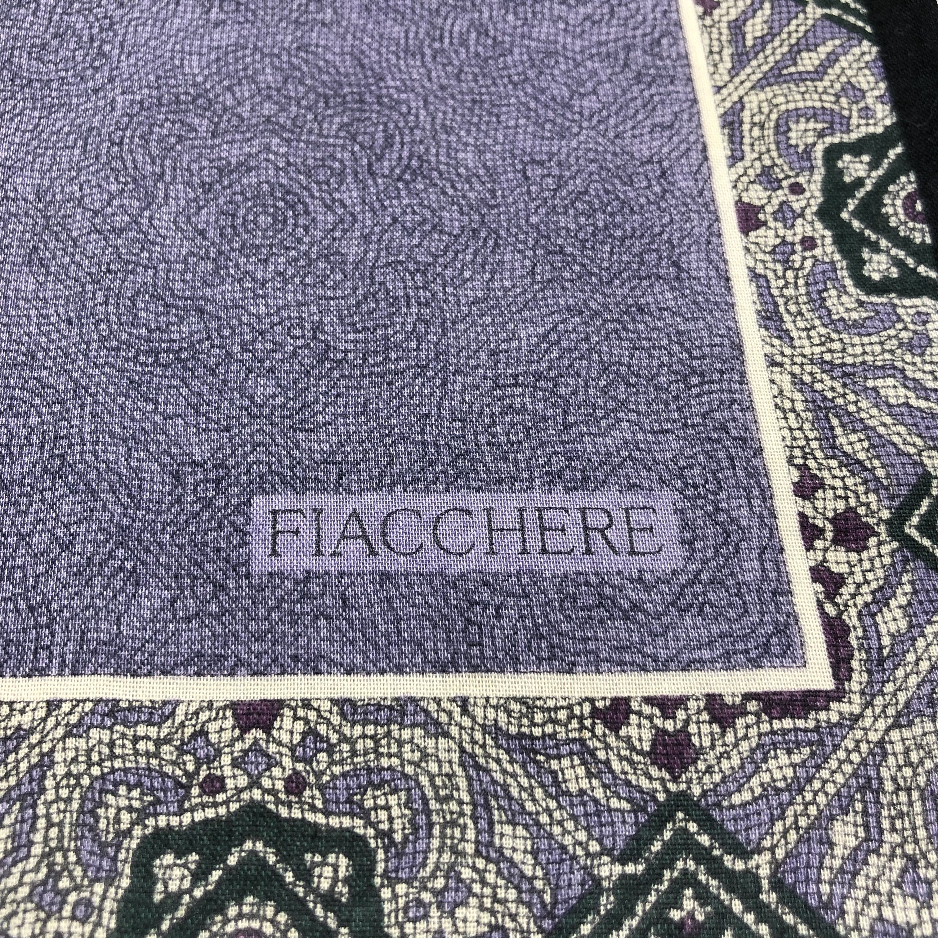 Vintage Fiacchere Handkerchief Neckerchief Bandana H2122 Size ONE SIZE - 4 Thumbnail