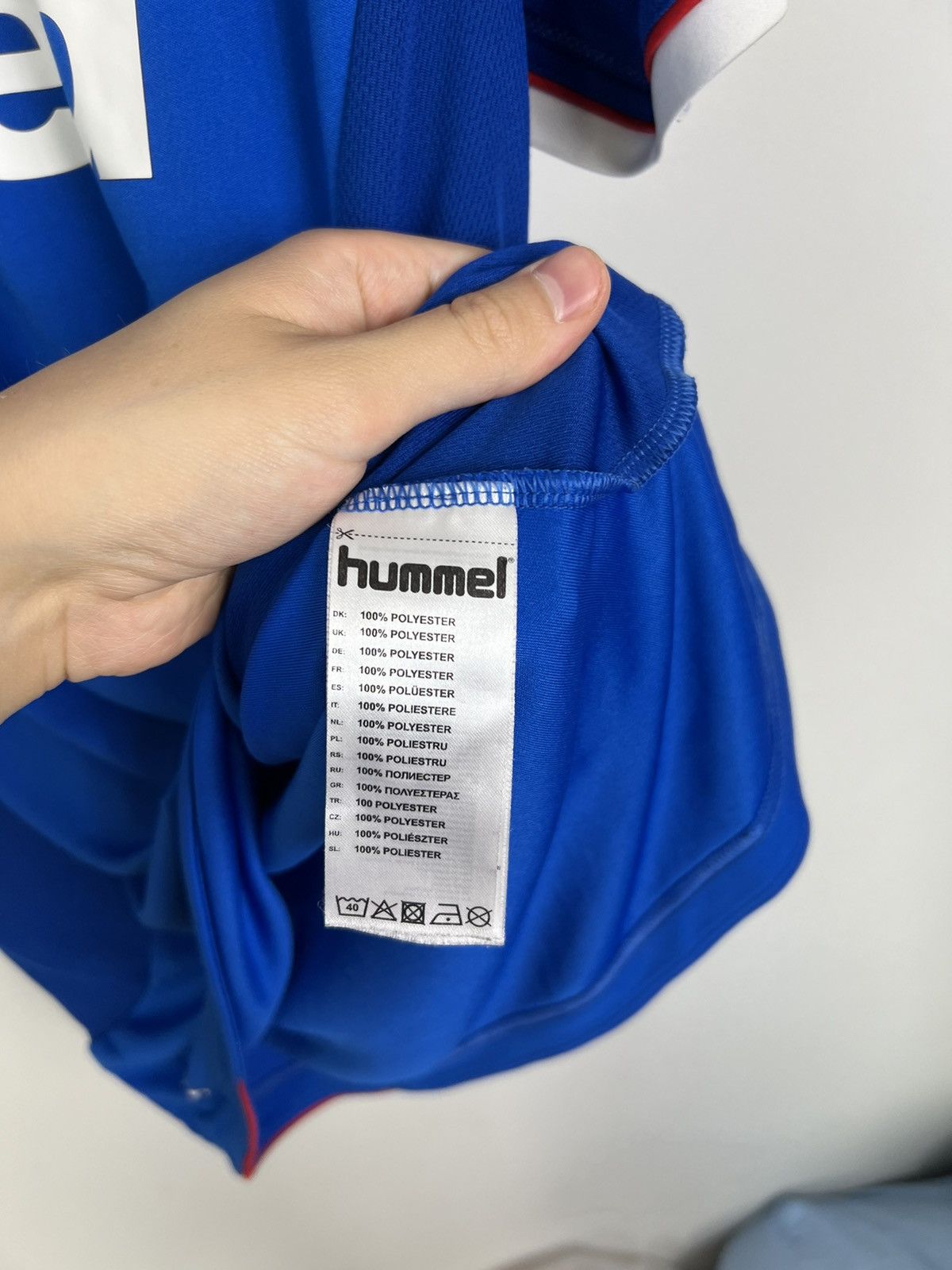 Hummel Hummel Glasgow Rangers 2018/2019 Soccer Jersey Size US M / EU 48-50 / 2 - 4 Thumbnail