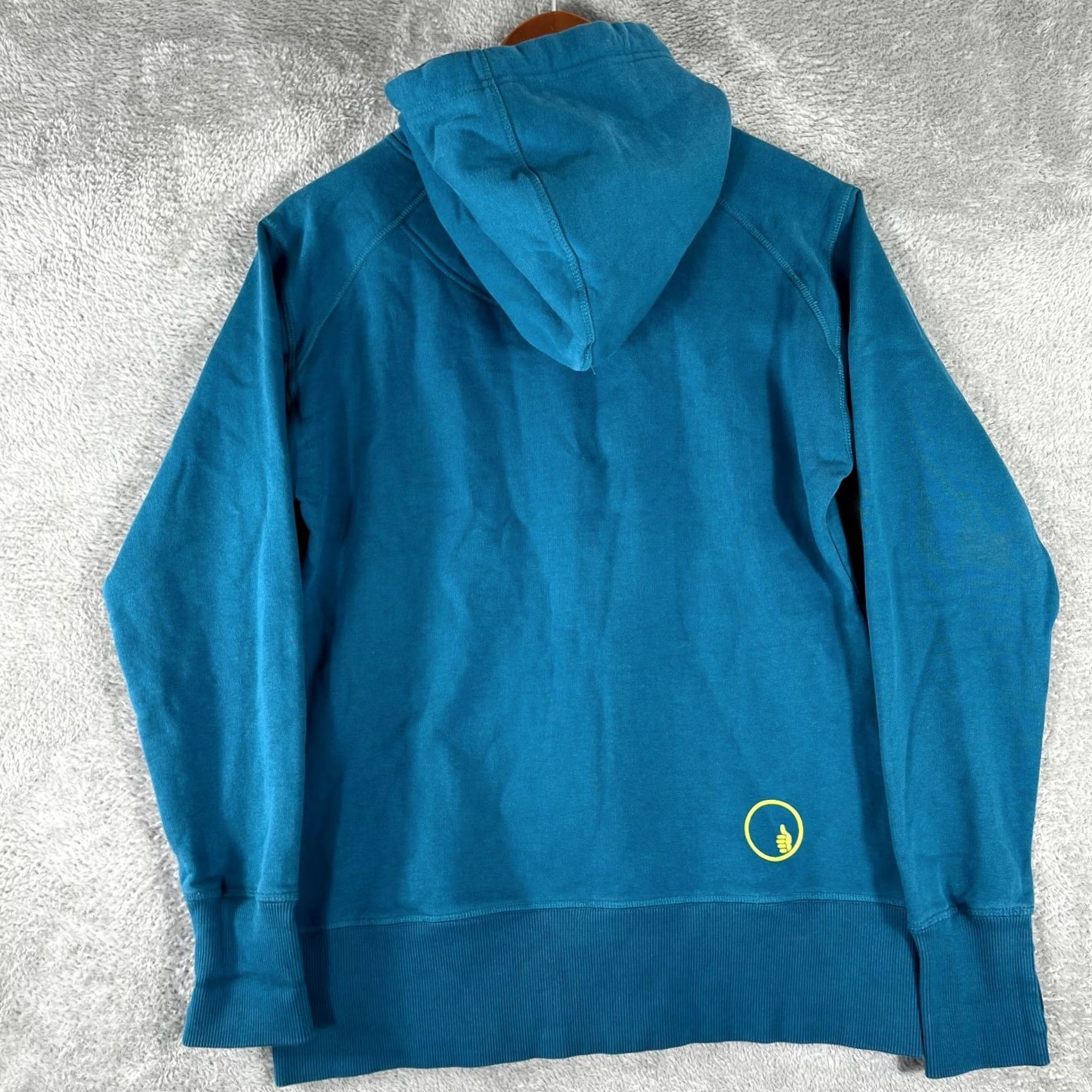 Vintage Trew Gear Hoodie Women M Blue Heavyweight Cotton Full Zip Workwear Logo Sweatshirt Hoodie Size M / US 6-8 / IT 42-44 - 2 Thumbnail