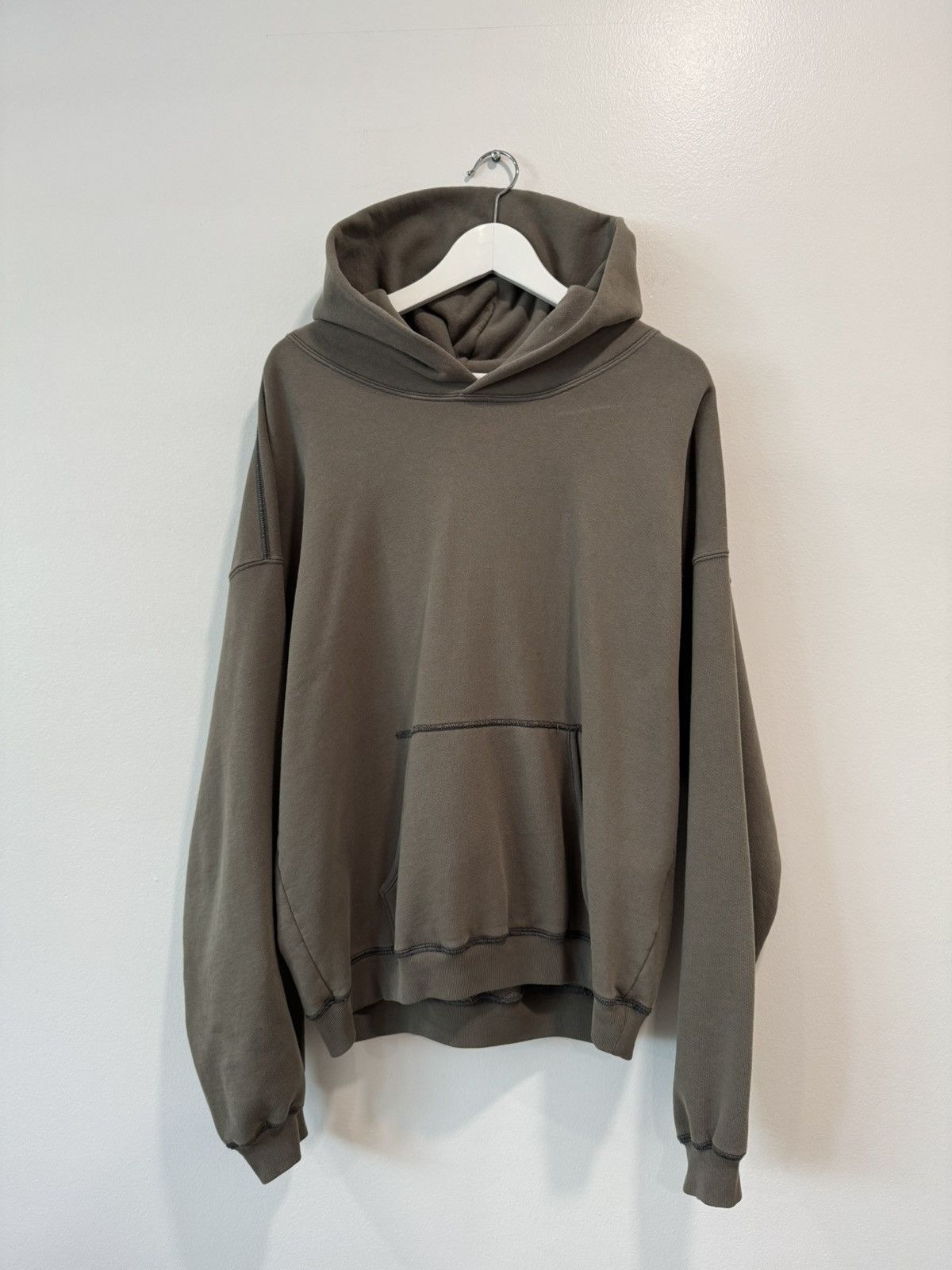 No Maintenance No Maintenance Overlock Boxy Hoodie Green Grey Size Large Size US L / EU 52-54 / 3 - 1 Thumbnail