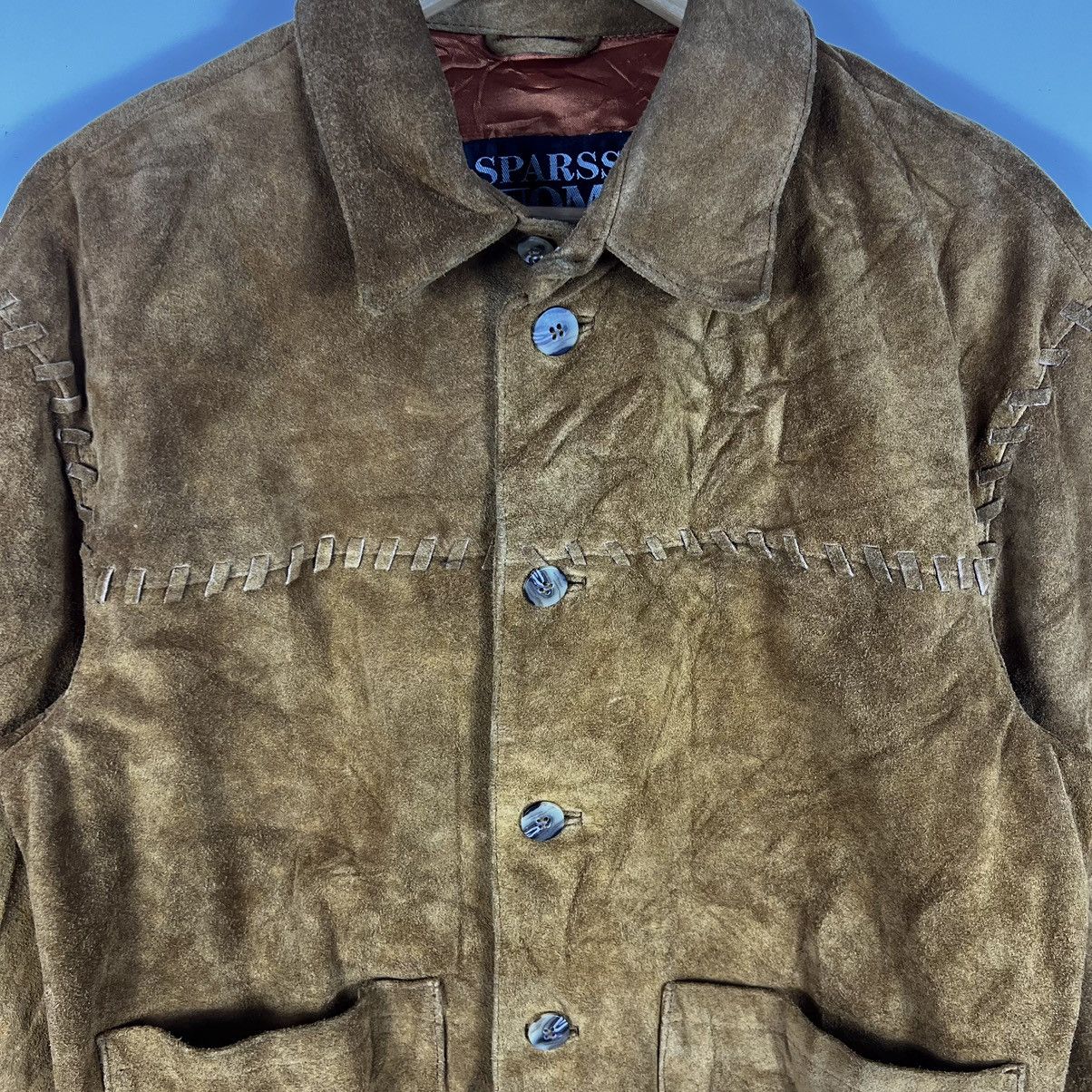 Other 🔥 SPARSSE UOMO SUEDE LEATHER ITALIAN Size US S / EU 44-46 / 1 - 4 Thumbnail