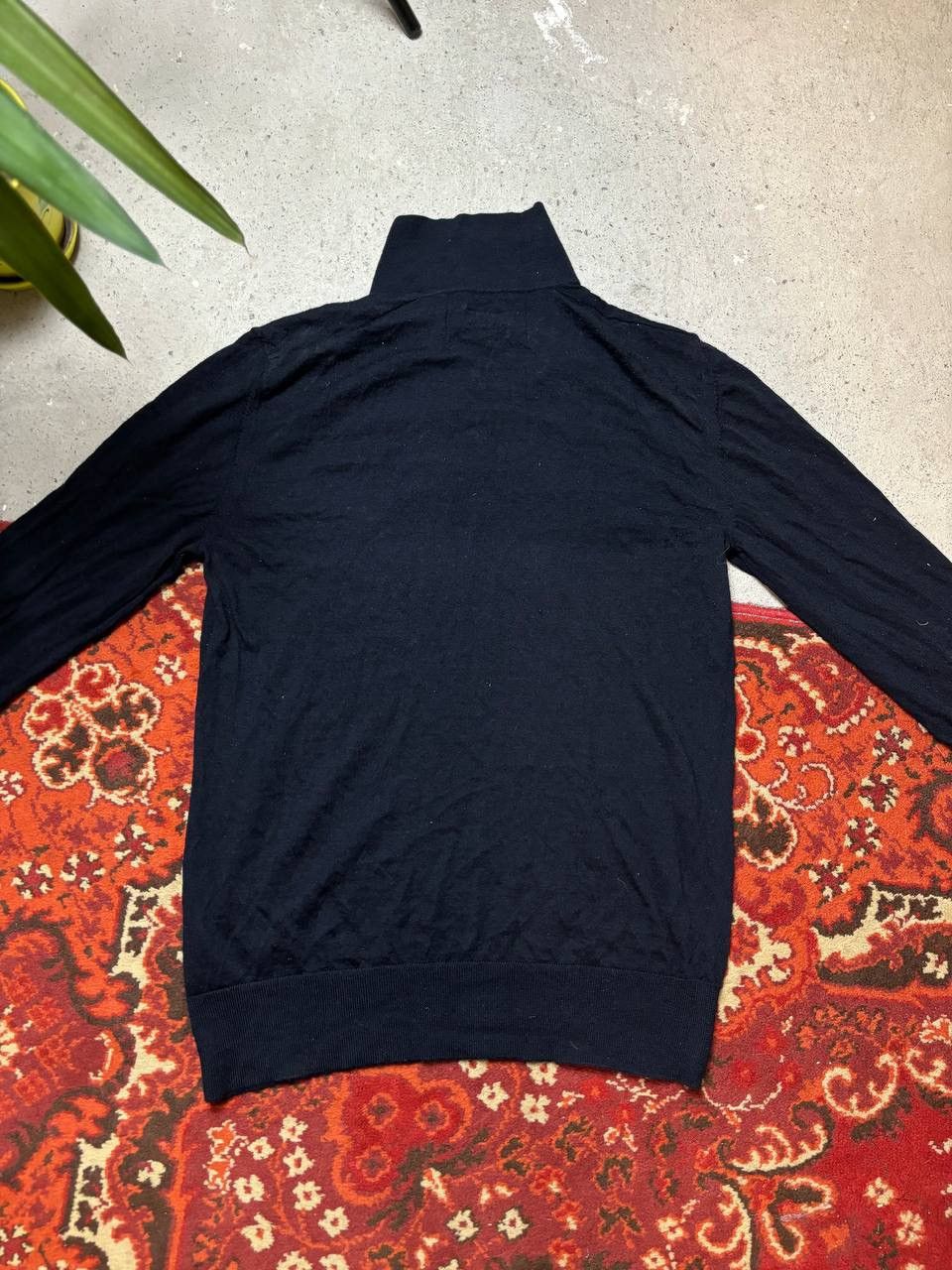 Allsaints × Vintage Vintage Allsaints Long Sleeve Polo Wool Logo Knitted Size US L / EU 52-54 / 3 - 6 Thumbnail
