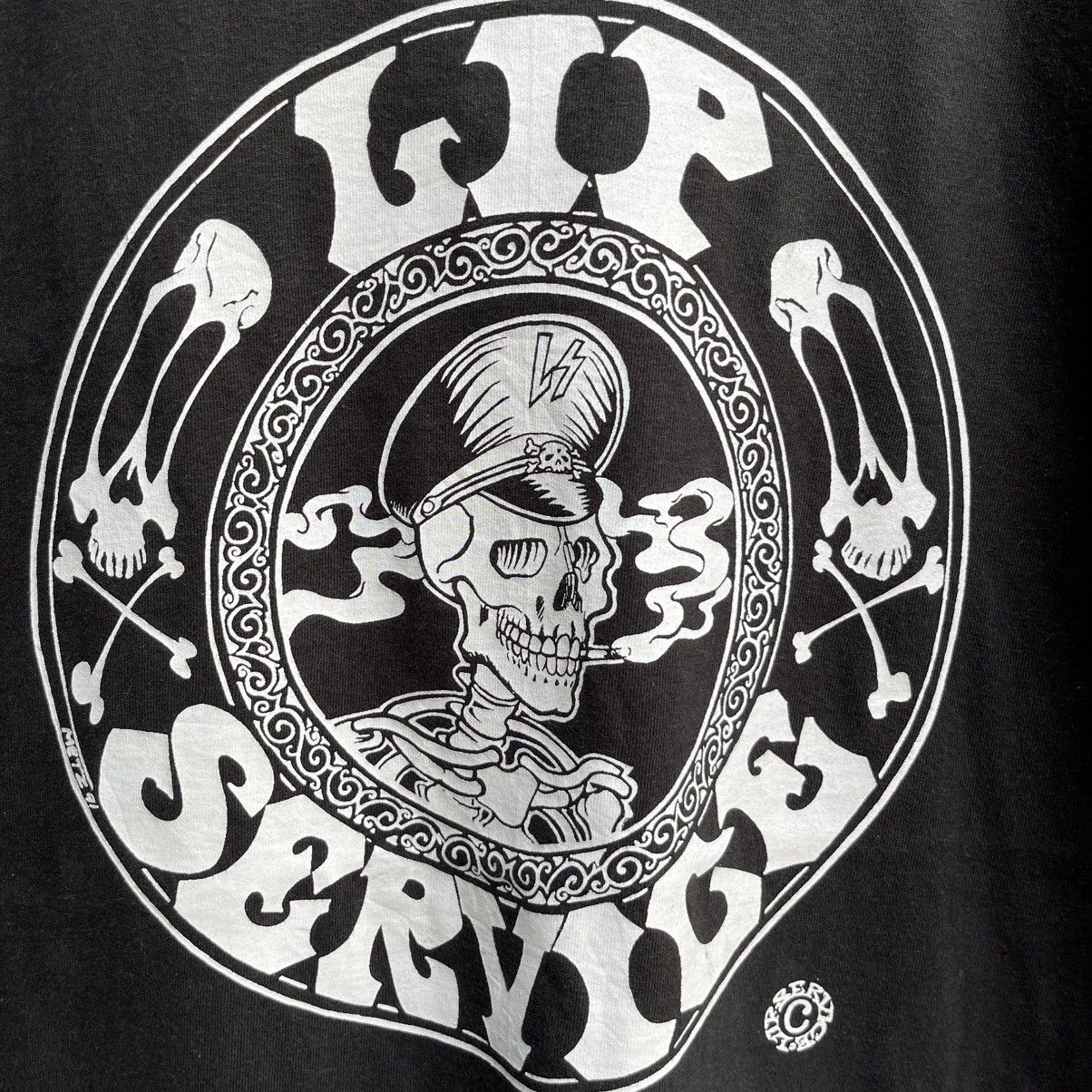 Lip Service Vintage rare 90s LIP SERVICE tee punk gothic Size US L / EU 52-54 / 3 - 3 Thumbnail