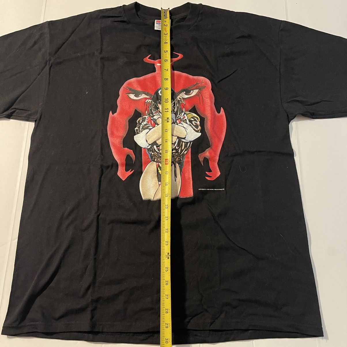Hanes Vintage 1995 Vampirella Hanes XL Comic Tee Black Size US XL / EU 56 / 4 - 5 Thumbnail