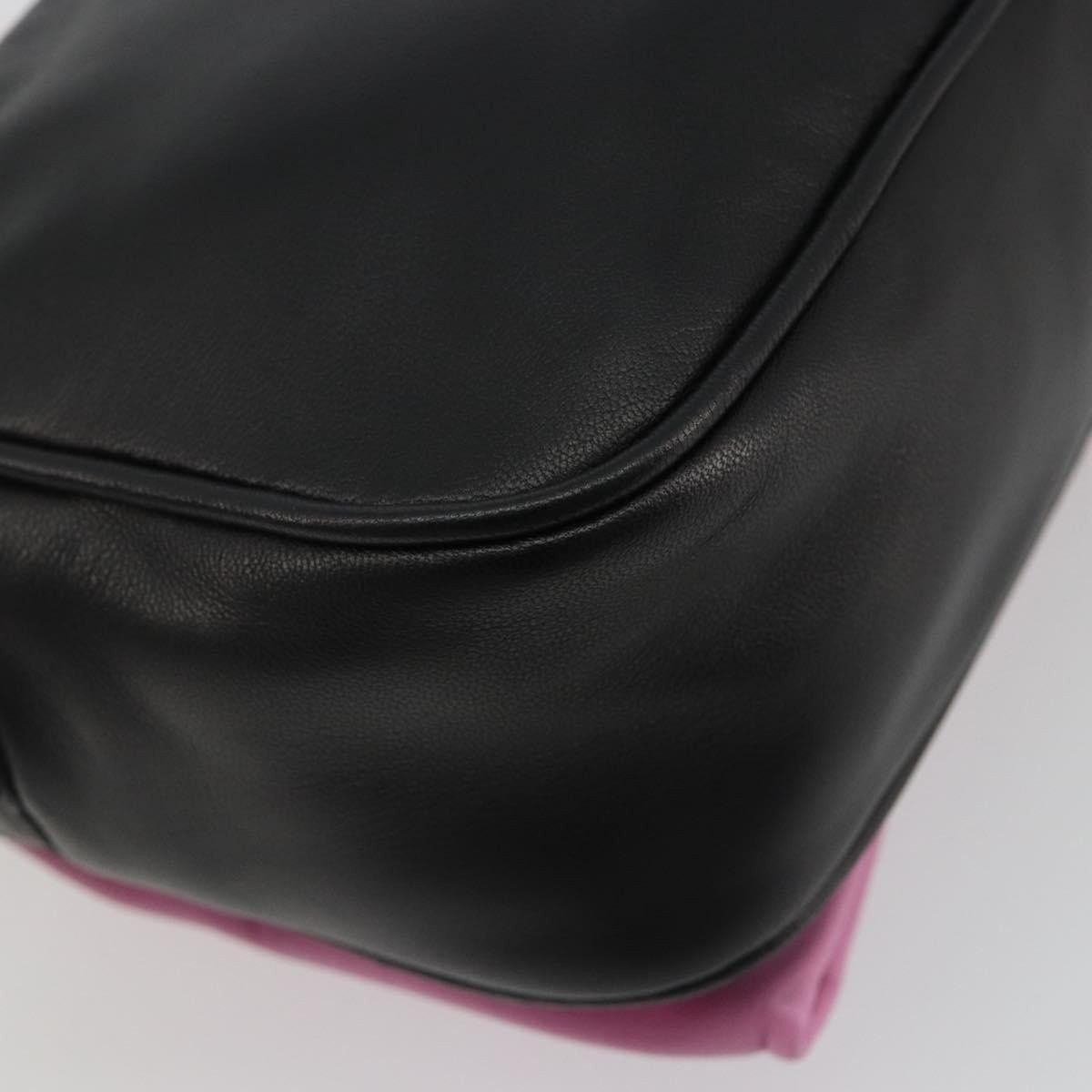 Prada Prada Leather Ribbon Shoulder Bag Black Size ONE SIZE - 3 Thumbnail