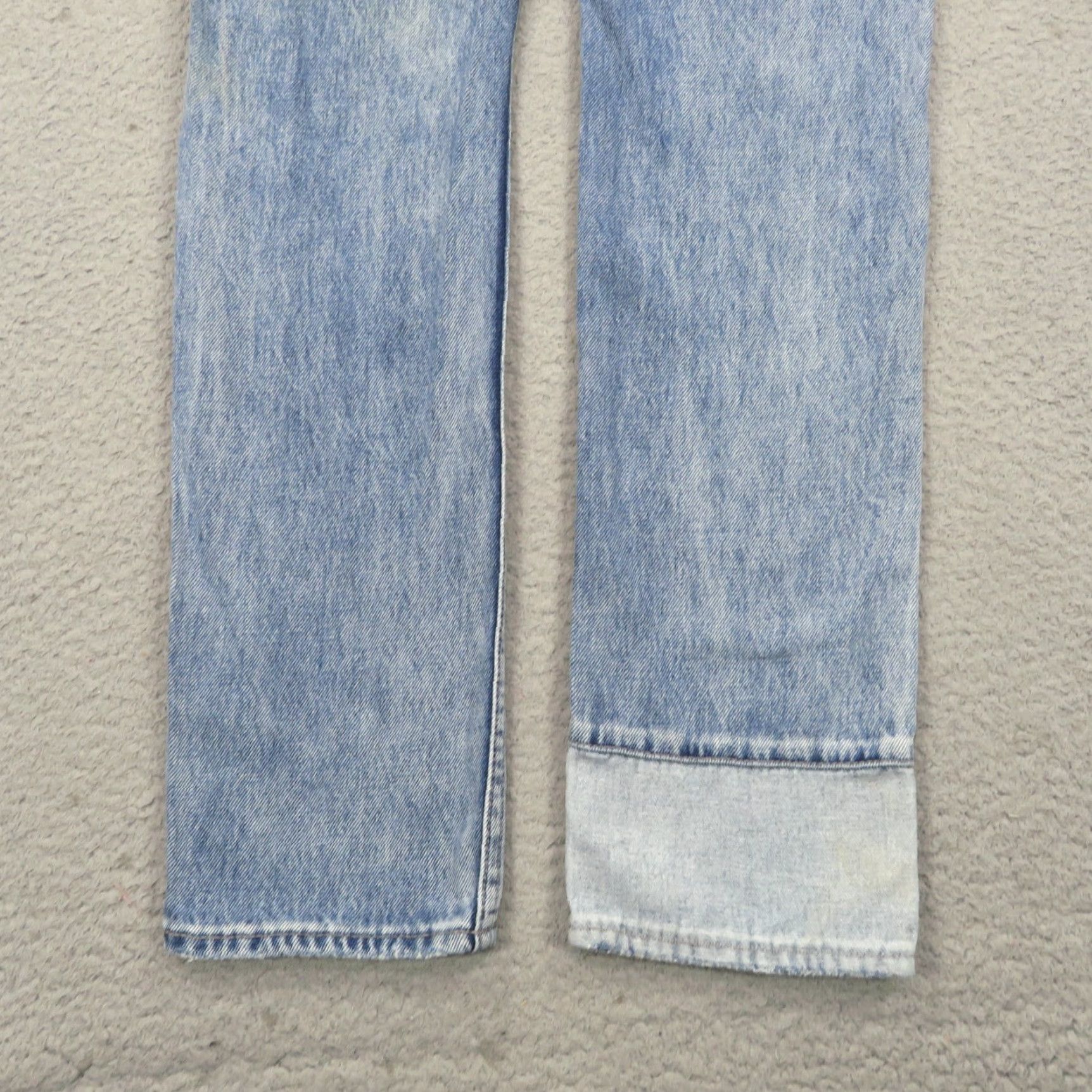 Ksubi Ksubi Jeans 33x34 Chitch Retrograde Thrashed Denim Patchwork Grunge Designer Men Jeans Slim 33 Blue Distressed 5-Pocket Mens Size US 33 - 3 Thumbnail