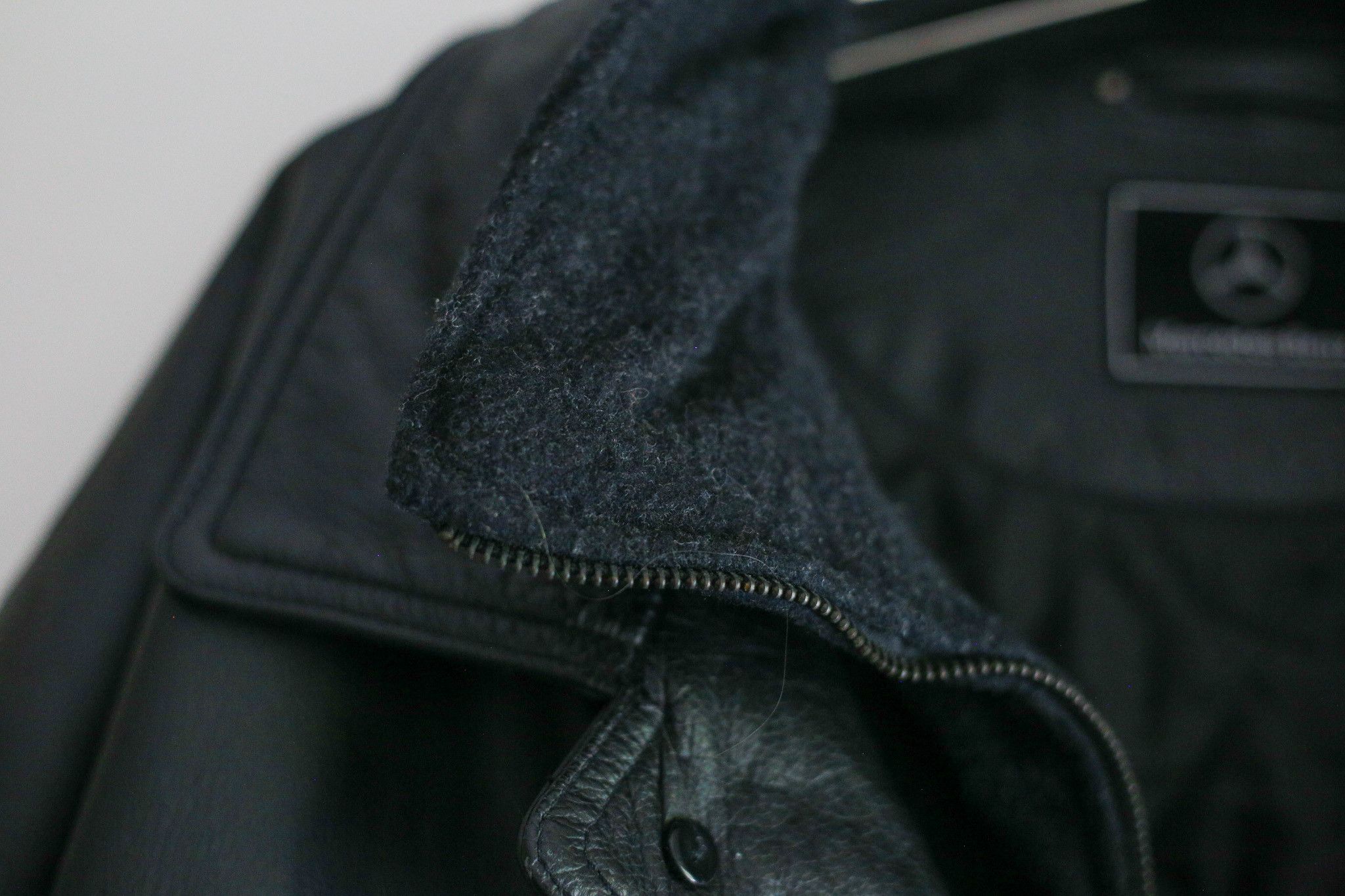 Mercedes-Benz Vintage Mercedes Benz Leather Wool Jacket Coat Size XXXL Size US XXL / EU 58 / 5 - 7 Thumbnail
