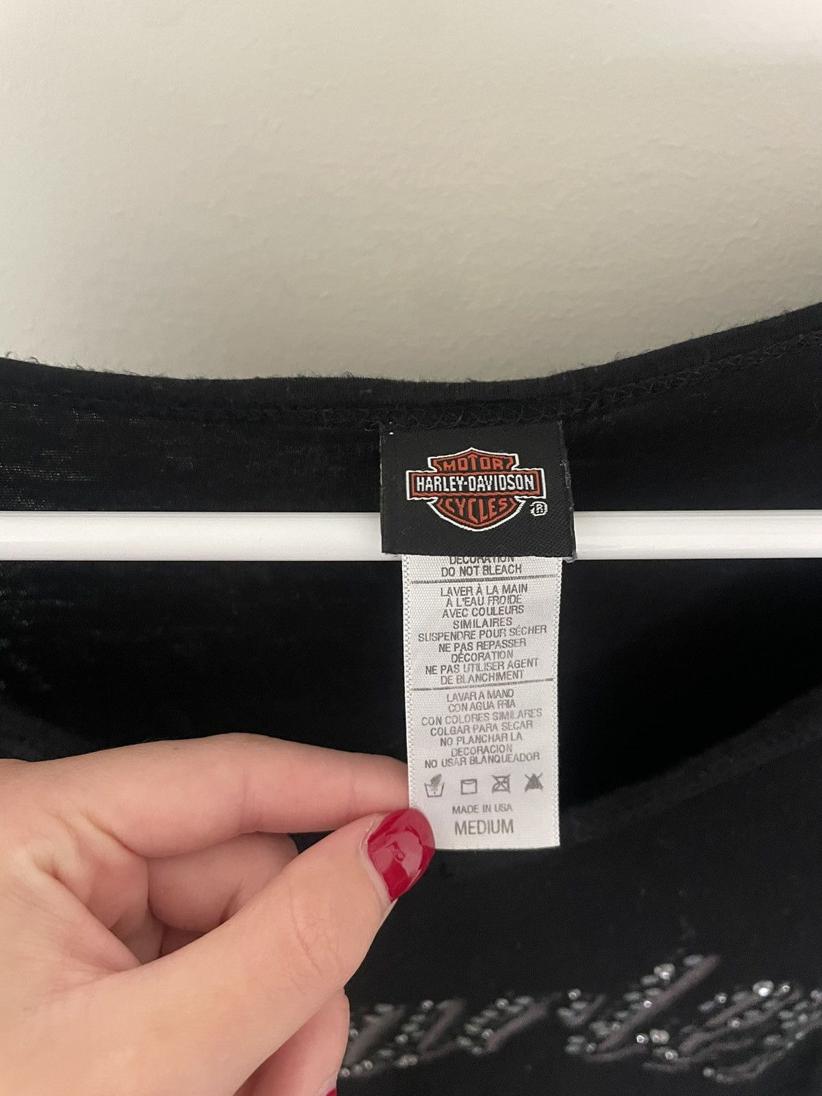 Harley Davidson Harley Davidson Rhine Stone shirt Size M / US 6-8 / IT 42-44 - 3 Thumbnail