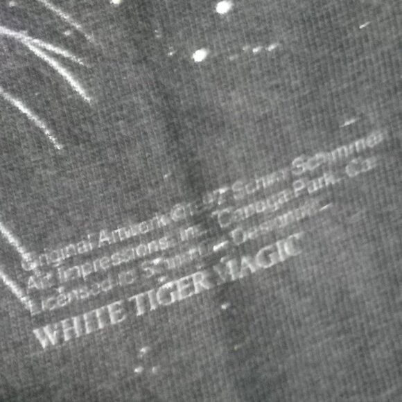 Vintage Vintage White Tiger King Magic Outer Space T-Shirt Size US XXL / EU 58 / 5 - 3 Thumbnail