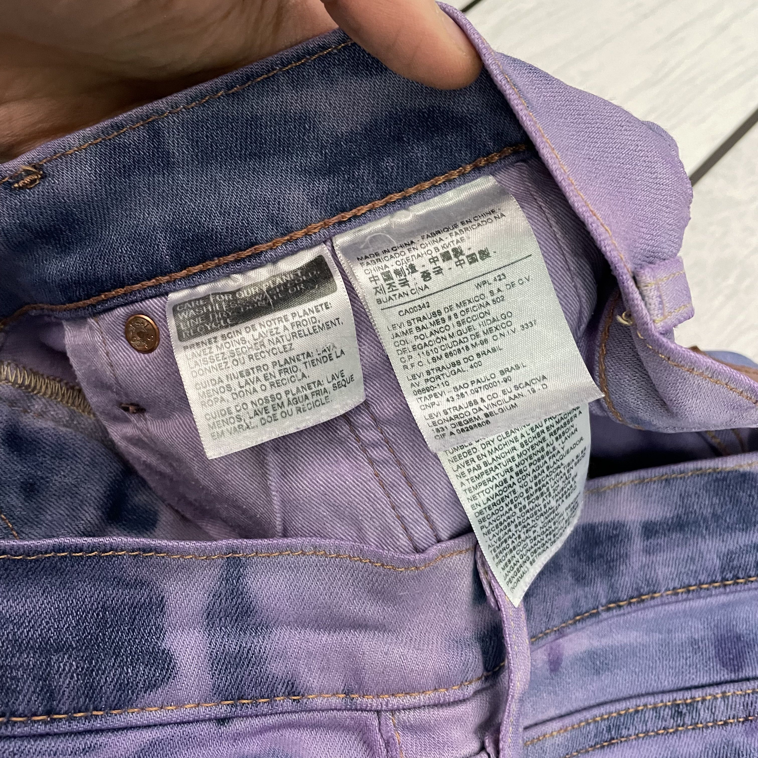 Levi's Custom Reworked Levi's streetwear 1of1 Mystery forest ART Size US 31 - 10 Thumbnail