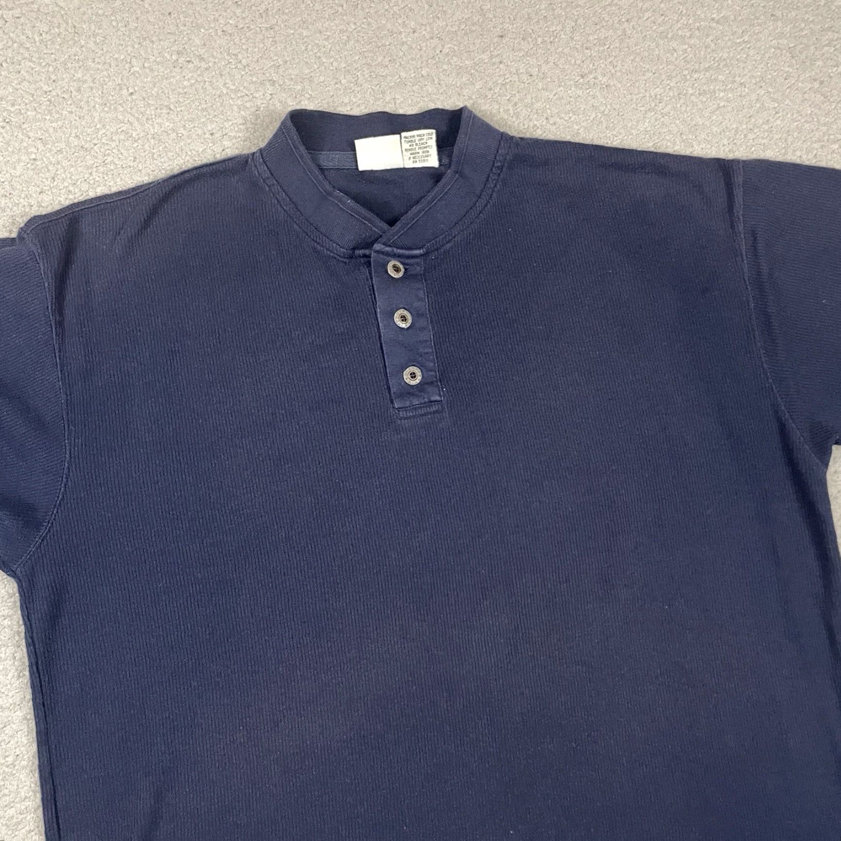 Anchor Blue VINTAGE Anchor Blue T Shirt Adult M Blue Short Sleeve Knit Pullover 90s Vtg Mens Shirt Size US M / EU 48-50 / 2 - 2 Thumbnail