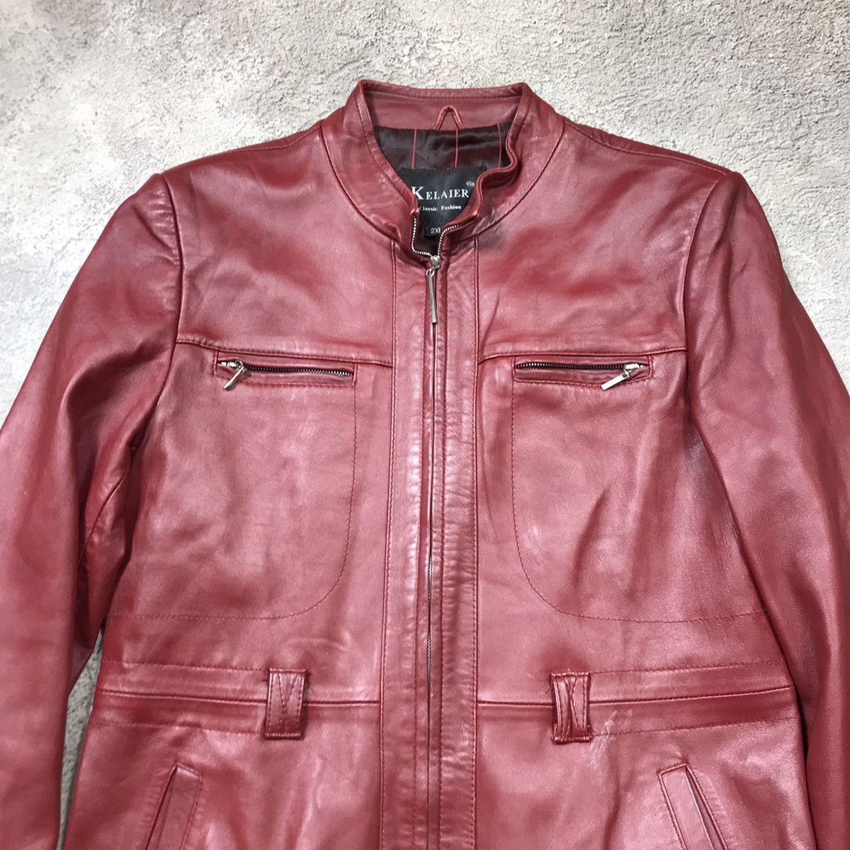 Japanese Brand VINTAGE Y2K LEATHER JACKET JAPAN CASUAL STREETWEAR 90s Size L / US 10 / IT 46 - 2 Thumbnail