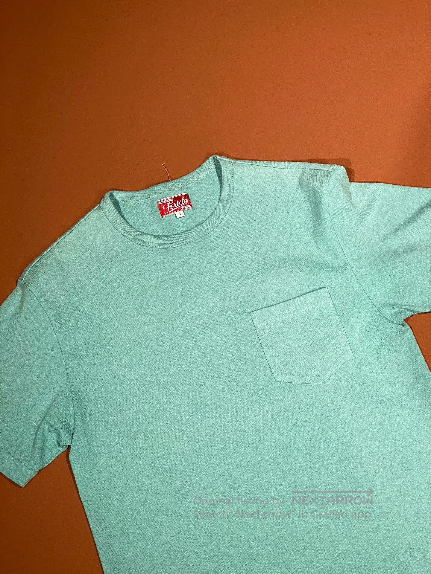 Fortela FORTELA Light Green Front Pocket Short T. Size US M / EU 48-50 / 2 - 3 Thumbnail