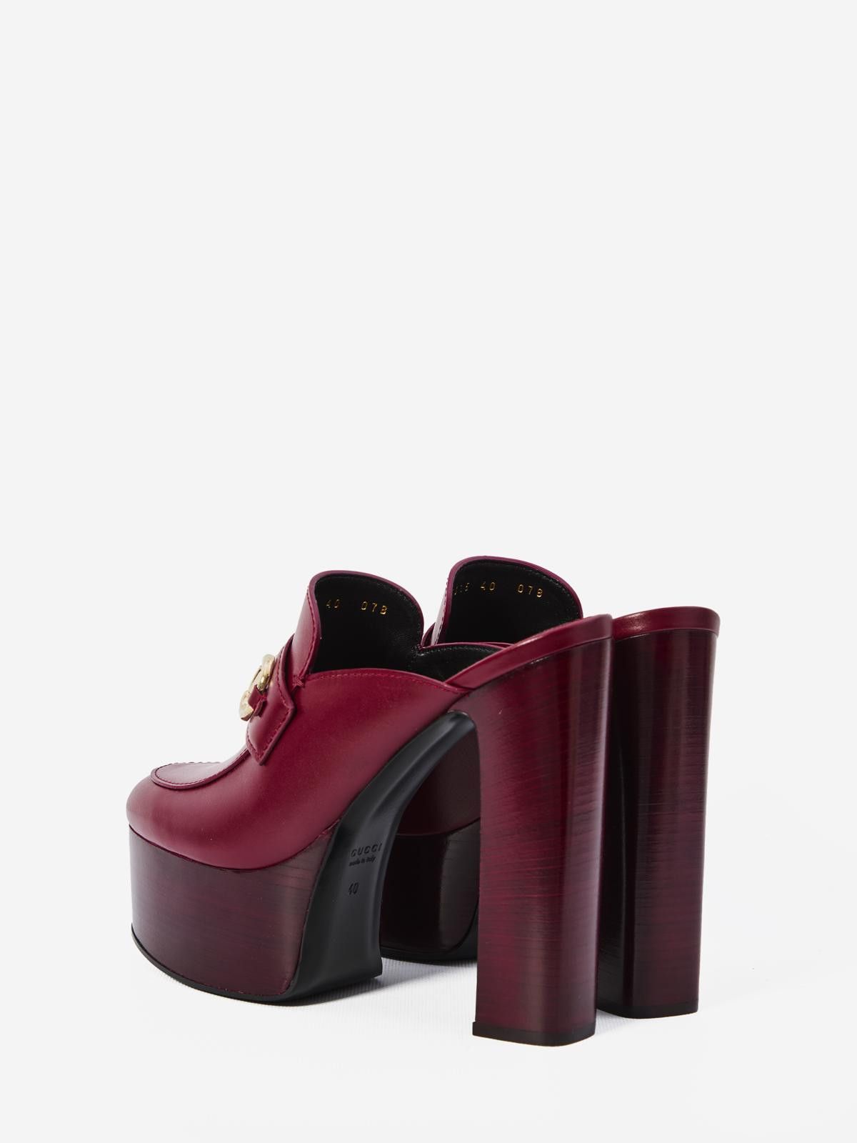 Gucci Gucci Horsebit Platform Mules Size US 5 / IT 35 - 3 Thumbnail