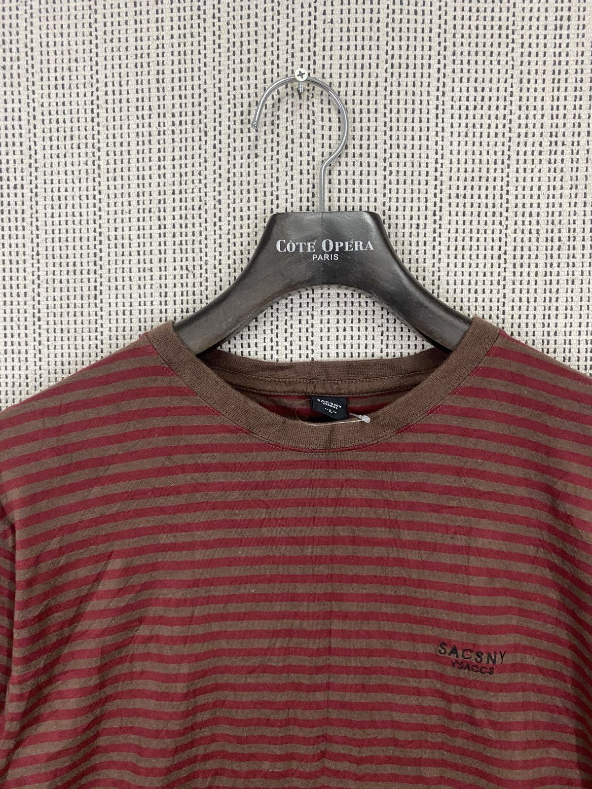 Japanese Brand × Y's × Yohji Yamamoto Sacsny y'saccs by yohji yamamoto striped tshirt Size US L / EU 52-54 / 3 - 6 Thumbnail