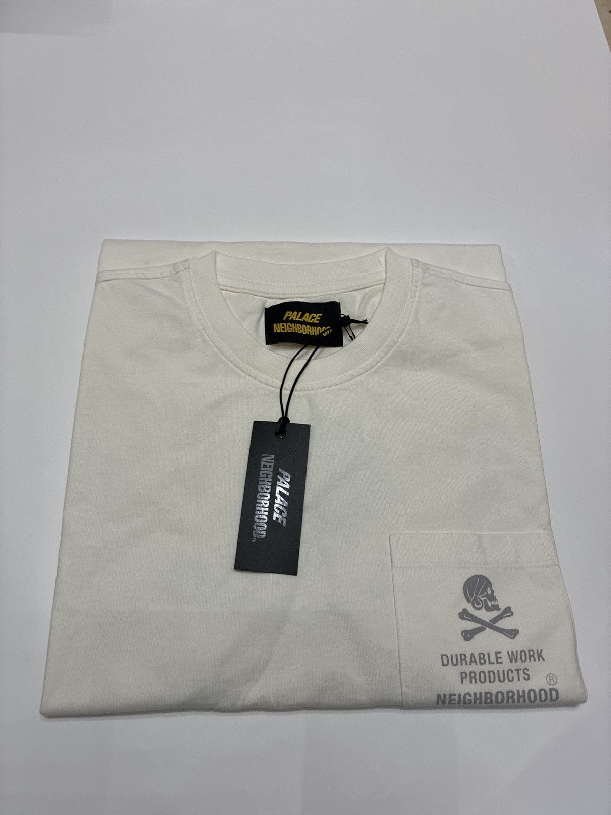 Palace Palace x Neighborhood Pocket T-Shirt White Size US M / EU 48-50 / 2 - 3 Thumbnail