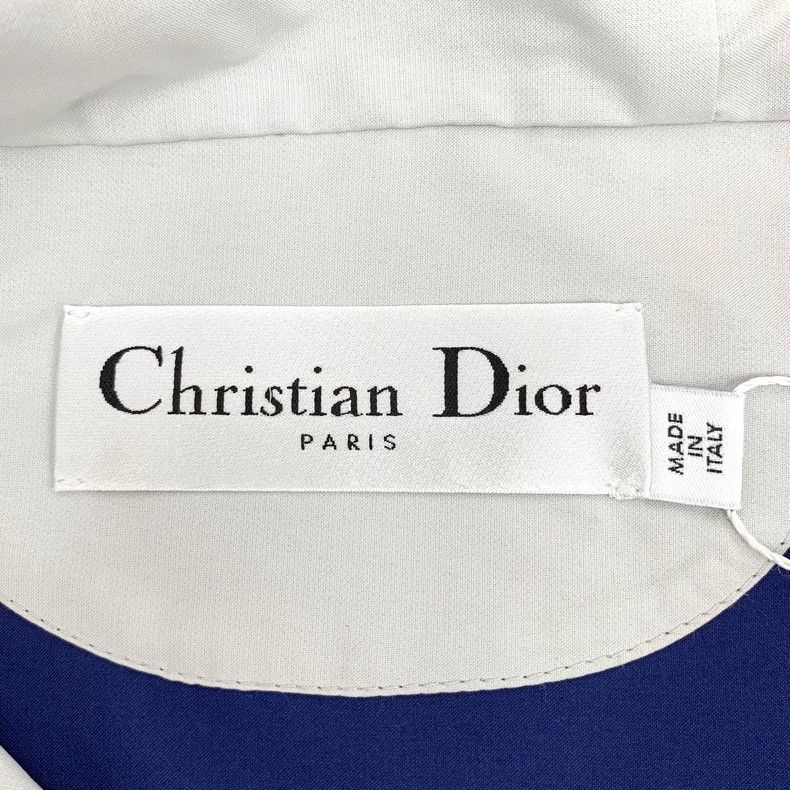 Dior Dior Gray-white floral printed hooded drawstring half-zip Size US S / EU 44-46 / 1 - 6 Thumbnail