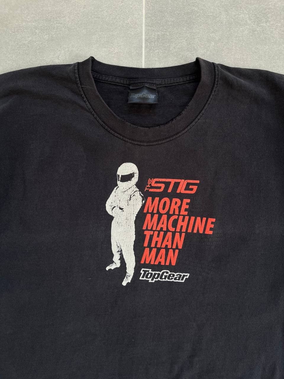 Vintage Vintage Top Gear Stig Distressed Faded Tee Size US XL / EU 56 / 4 - 2 Thumbnail