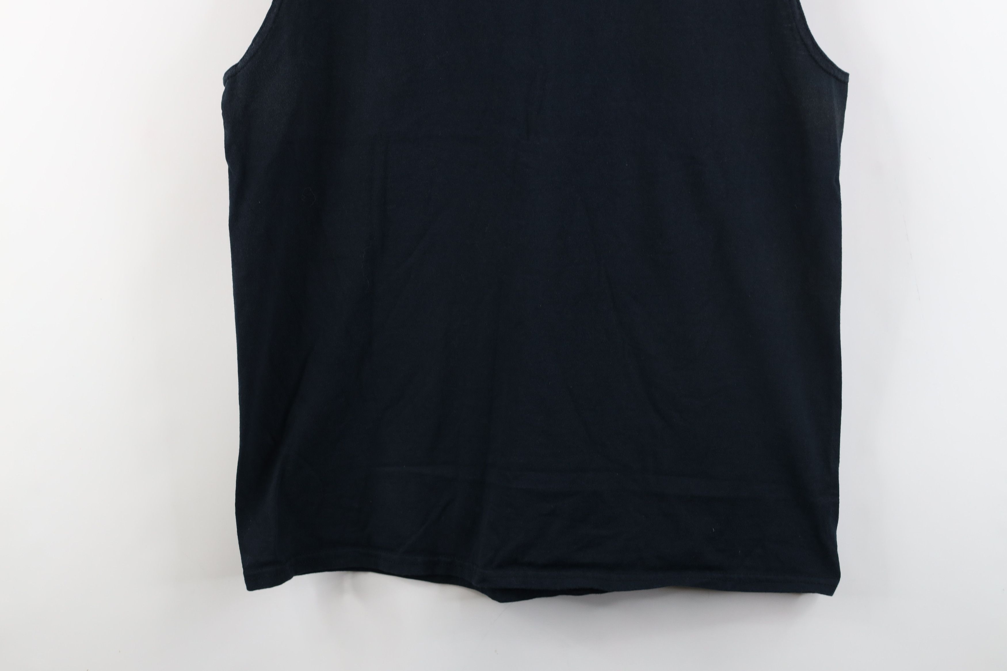 Vintage Vintage 90s Y2K Streetwear Sleeveless Muscle T-Shirt Black Size US L / EU 52-54 / 3 - 3 Thumbnail