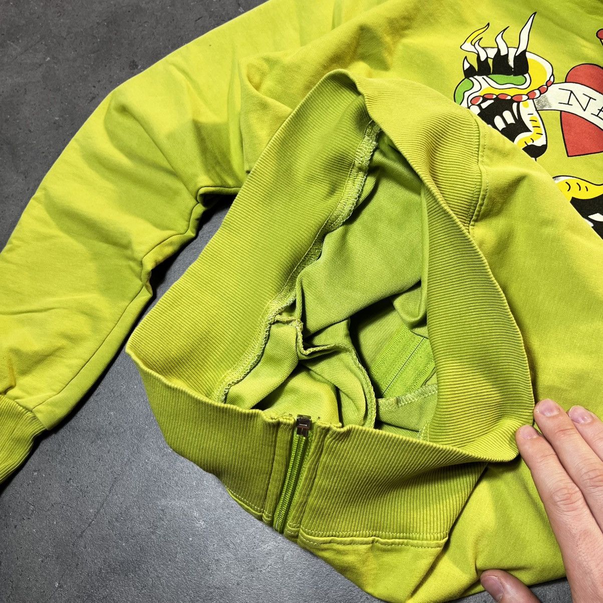 Ed Hardy Vintage Y2K Ed Hardy Big Logo Swag Zip Hoodie Sweatshirt Size US S / EU 44-46 / 1 - 17 Thumbnail