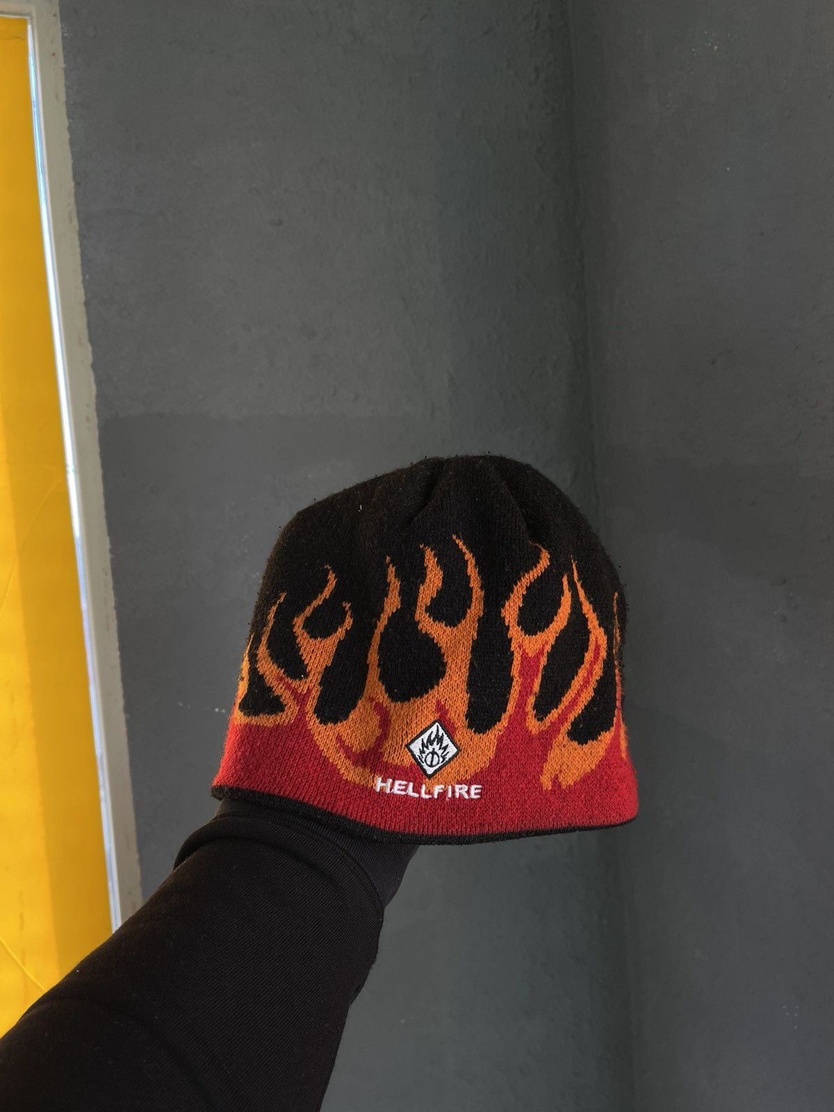 Hysteric Glamour × Vintage Vintage Harley Davidson inferno fire flame beanie hat Size ONE SIZE - 2 Thumbnail