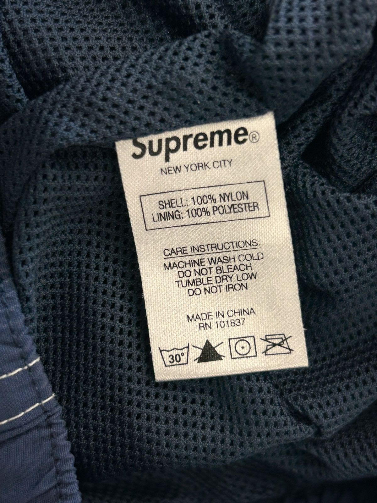 Supreme Supreme Blue Navy Cargo Nylon Pants Size XL Size US 38 / EU 54 - 10 Thumbnail