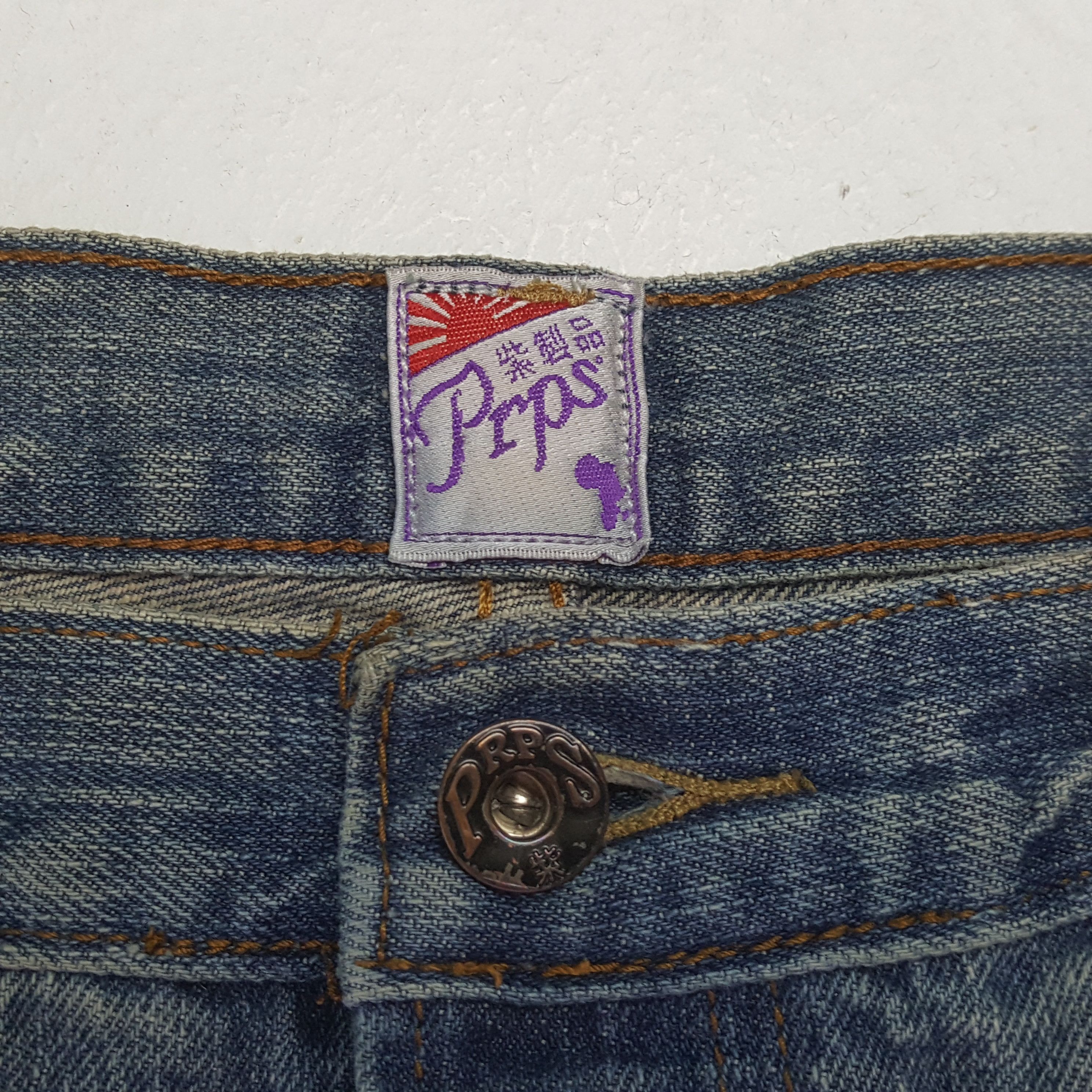 Prps Vintage Prps Japanese Brand Fashion Distressed Jeans RR11 Size US 36 / EU 52 - 12 Thumbnail