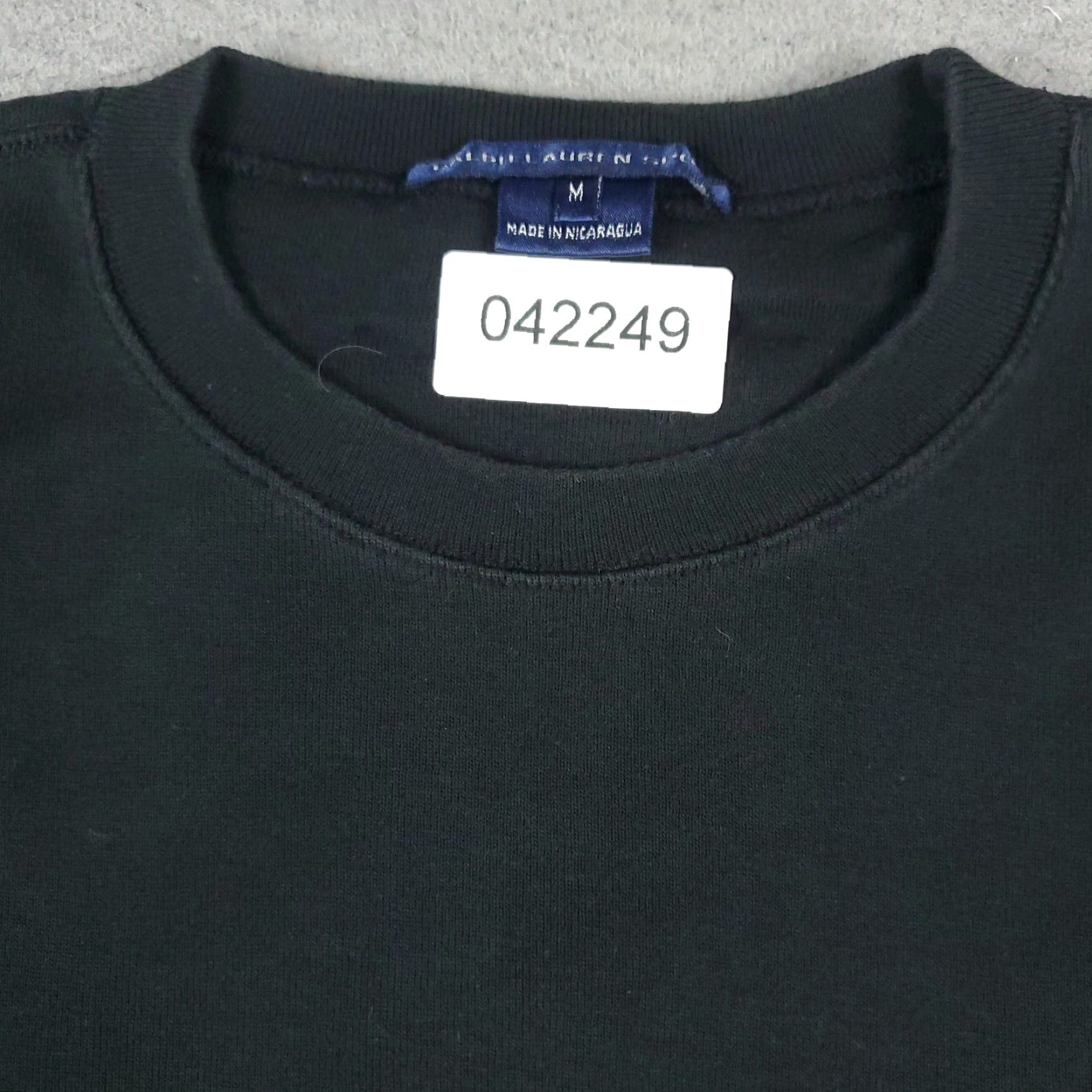 Ralph Lauren Vintage Ralph Lauren Women's T-Shirt Medium Black Logo Casual Short Sleeve Size M / US 6-8 / IT 42-44 - 3 Thumbnail