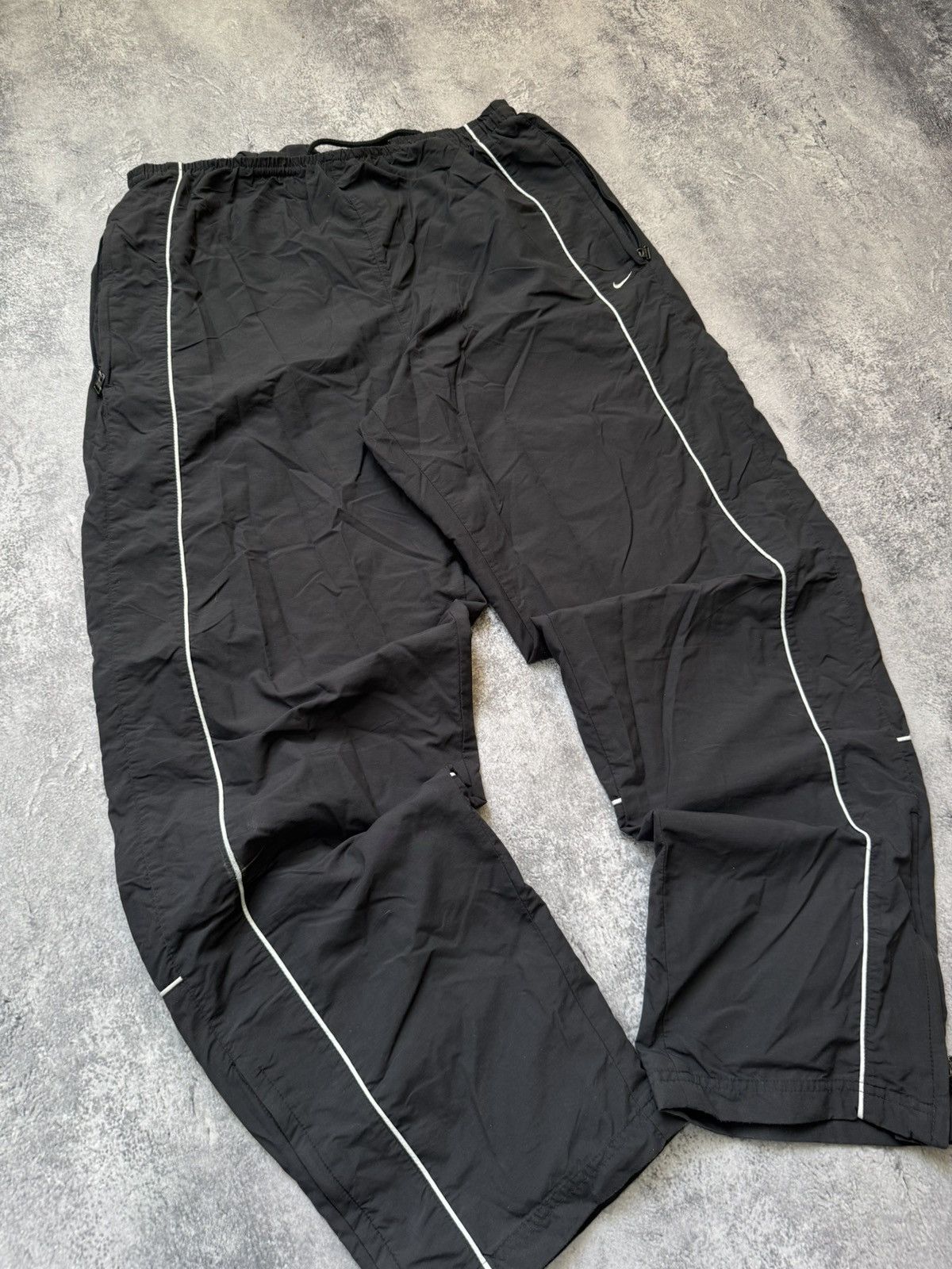 Nike × Vintage Vintage Nike Baggy Striped Sweatpants Size US 34 / EU 50 - 2 Thumbnail