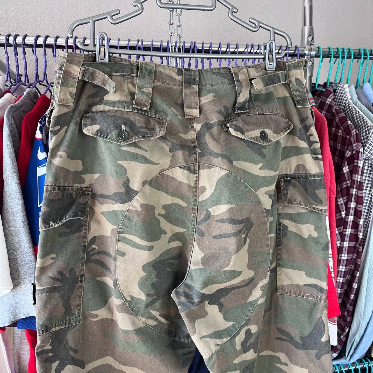 Dickies × Vintage Dickies Military Camo Cargo Work Pants Double Knee Rap SK8 Size US 36 / EU 52 - 7 Thumbnail