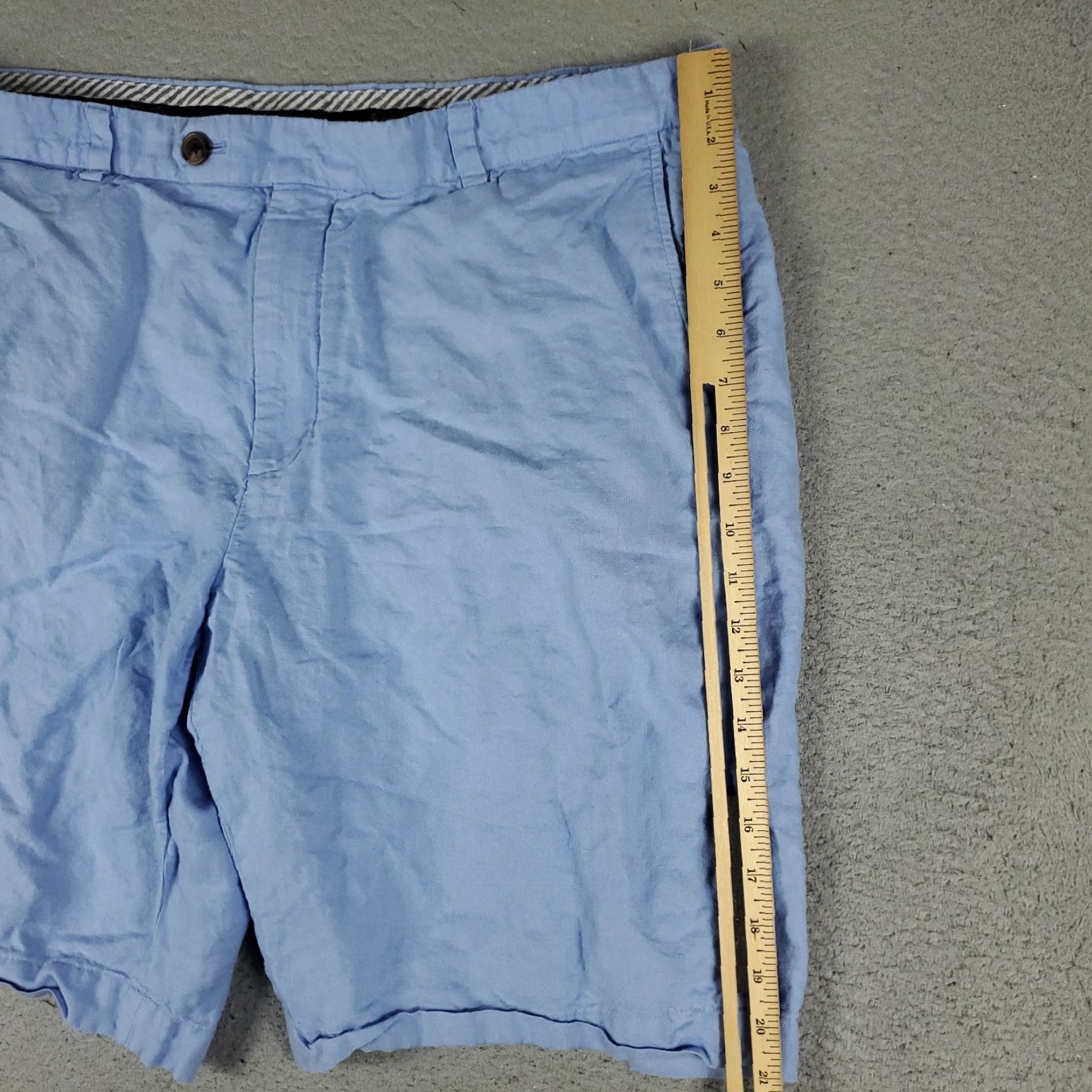 Brooks Brothers VINTAGE Brooks Brothers Men's Chino Shorts Size 40 Blue Flat Front Casual Summer Size US 40 / EU 56 - 5 Thumbnail