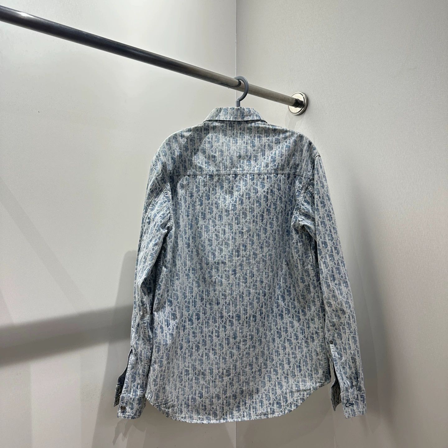 Dior Dior feb241 all over Oblique print long sleeve shirt 37 Size US S / EU 44-46 / 1 - 2 Thumbnail