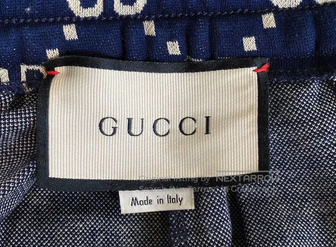 Gucci Gucci Blue Jacquard All. Size 22" - 5 Thumbnail