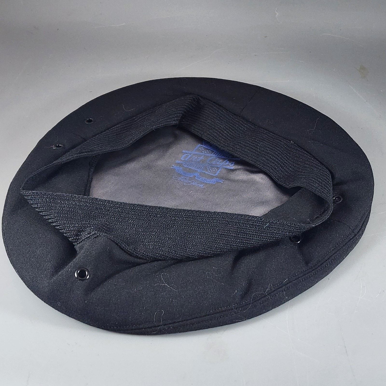 Other Art Caps Military Sailor Uniform Hat Cover 6-7/8 Black Wool Size ONE SIZE - 7 Thumbnail