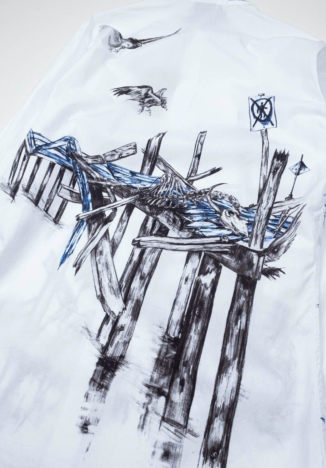 Alexander McQueen New Alexander Mcqueen Men Shirt Size ITA48/Medium, S1271 Size US M / EU 48-50 / 2 - 6 Thumbnail