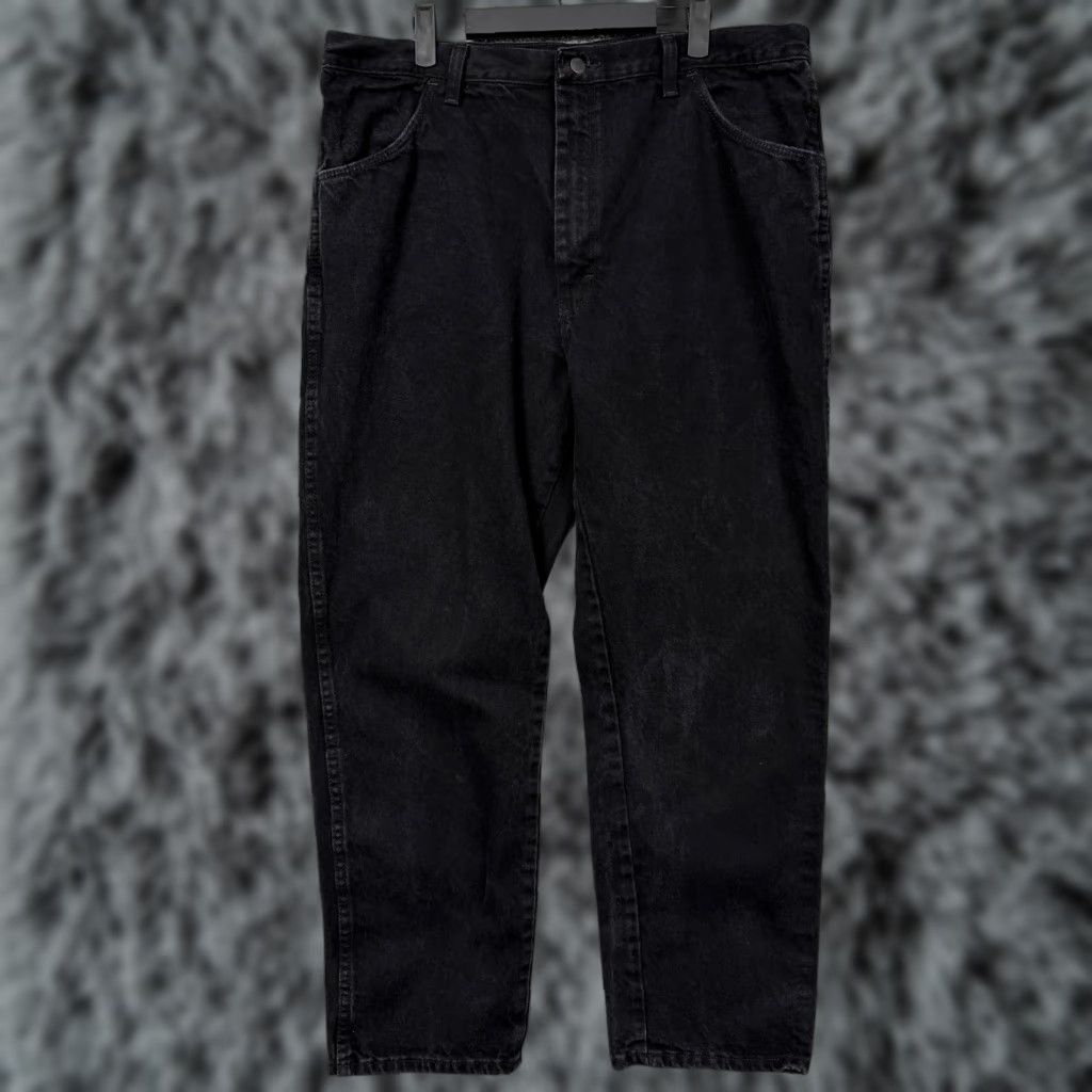 Wrangler Wrangler Jeans Mens 38x28.5 Black Straight Denim 87619CB Workwear Classic Jeans Size US 38 / EU 54 - 1 Thumbnail