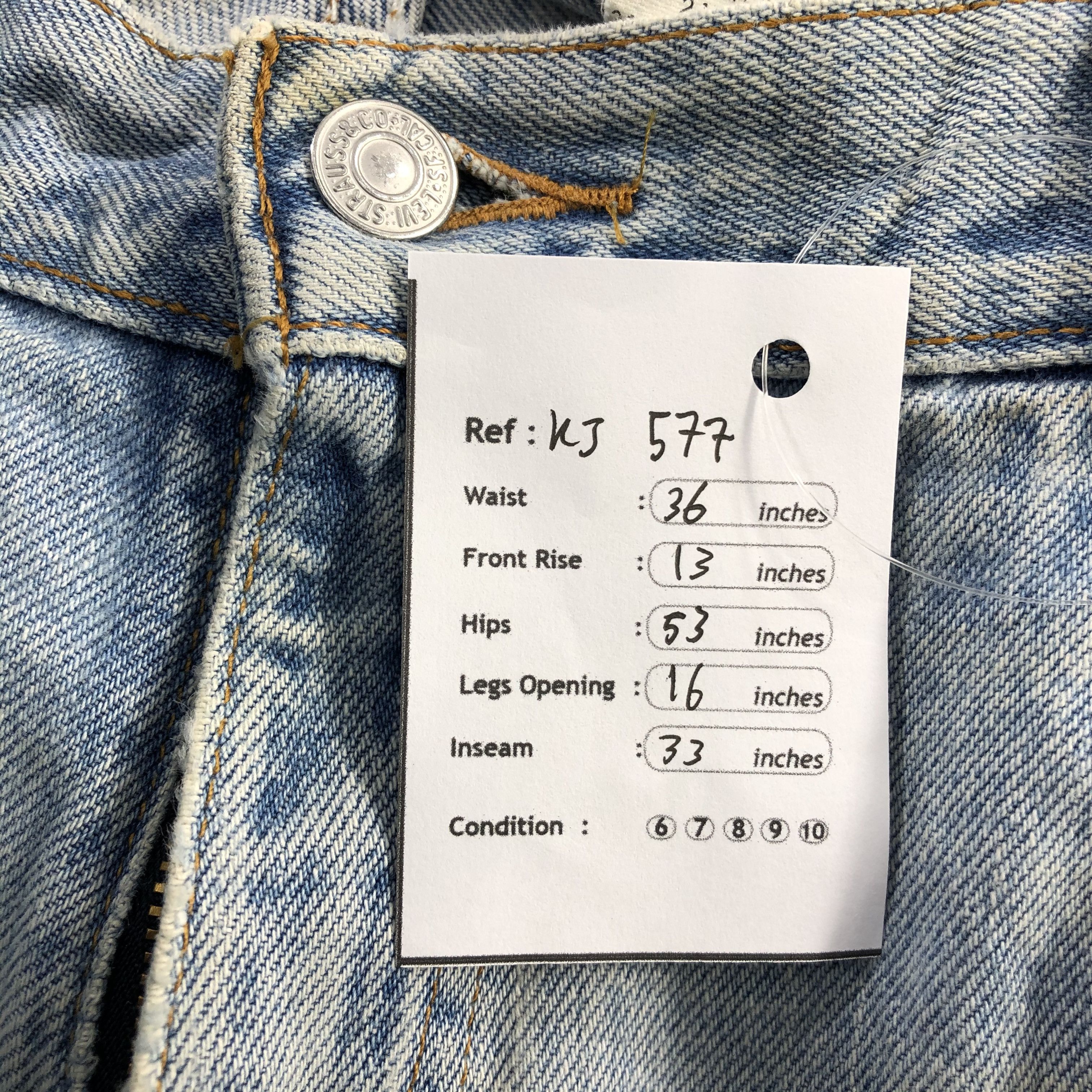 Levi's Vintage Levis 560 Jeans Medium Wash Denim KJ577 Size US 34 / EU 50 - 12 Thumbnail