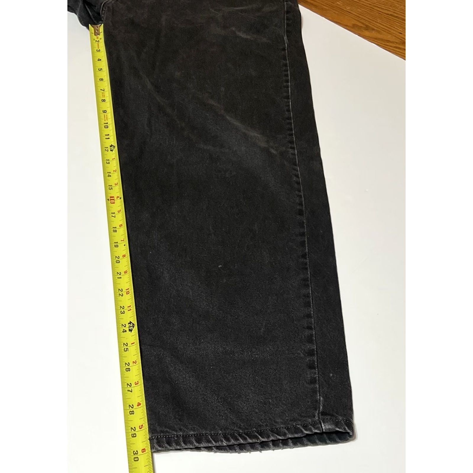 Levi's Levi's 560 Jeans Regular 41x30 Black Denim Relaxed Tapered Comfort Fit 5-Pocket Mens Y2K Vintage: No Size US 41 - 5 Thumbnail
