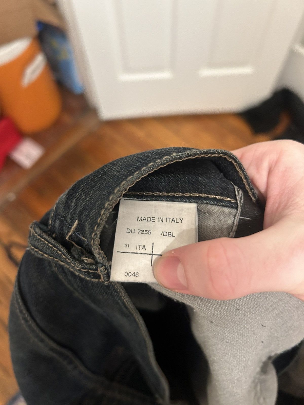 Rick Owens Rick Owens rare leather chap Detroits dirty Blu Size US 31 - 5 Thumbnail