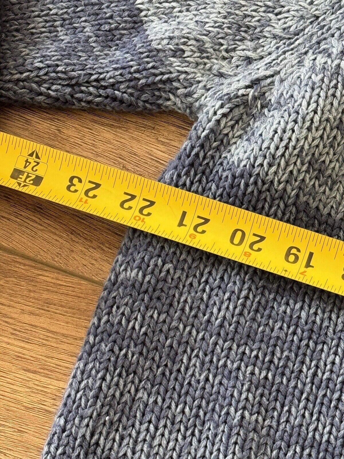 Vintage Vintage 90s Graphix Blue Knit Sweater Size US L / EU 52-54 / 3 - 7 Thumbnail