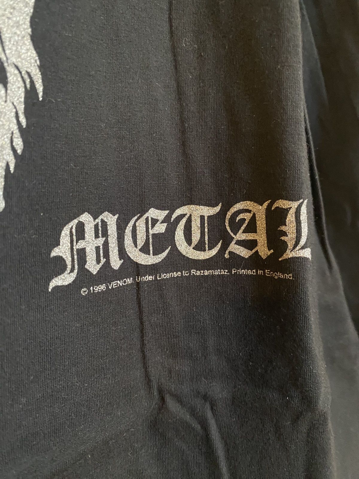 Band Tees Vintage shirt Venom black metal 90s Size US M / EU 48-50 / 2 - 2 Thumbnail