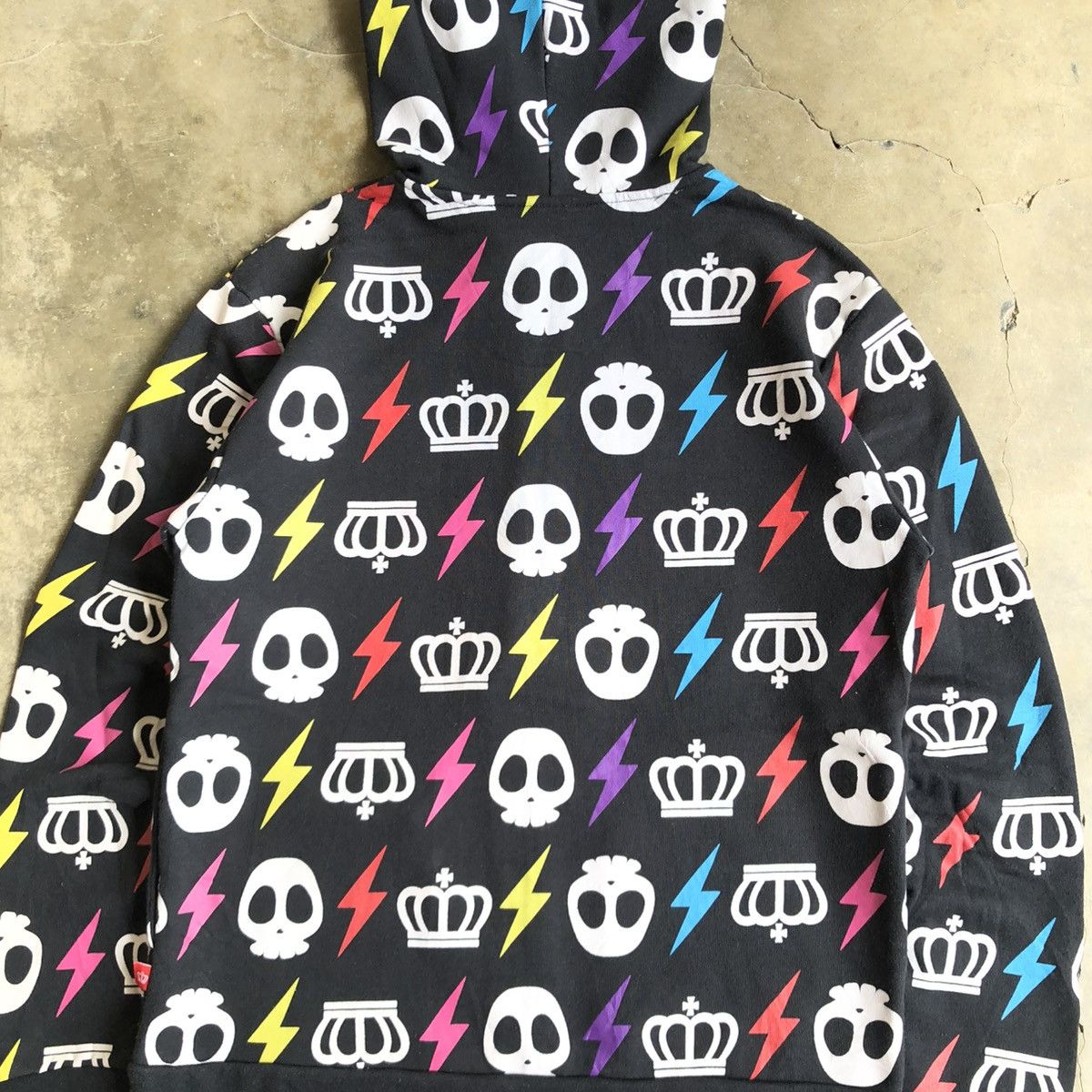 20471120 2000s Baby Doll All Over Print Logo Ziphoodie Black Lgb Size US M / EU 48-50 / 2 - 13 Thumbnail