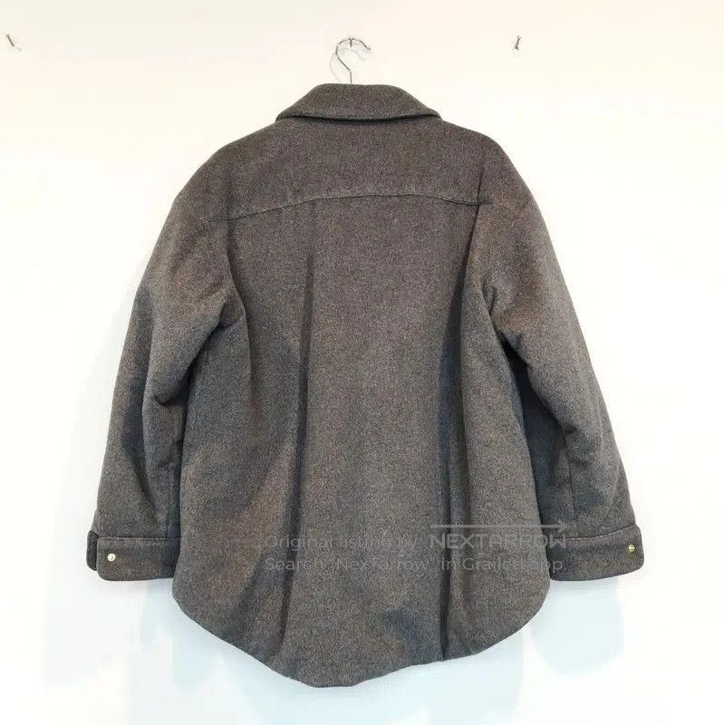 Miu Miu Miu Miu Gray Wool Long Sleeve Cardigan . Size L / US 10 / IT 46 - 1 Thumbnail